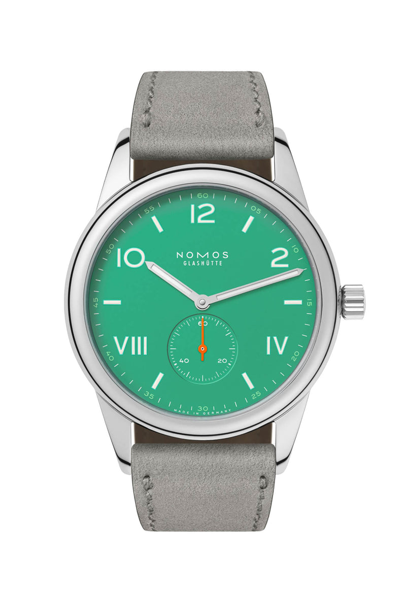 Nomos Glashütte Club Campus 38 Electric Green rannekello 726 tuotekuva