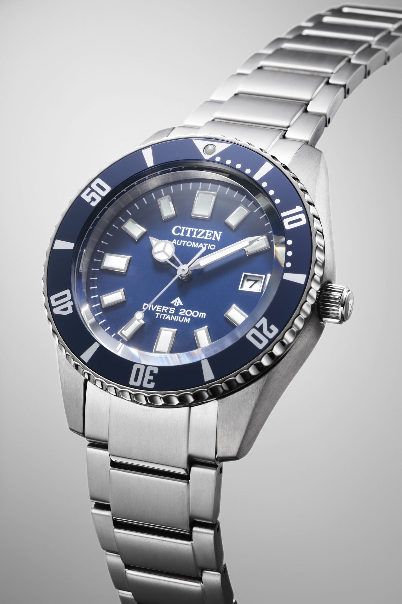 Citizen Automatic Diver Super Titanium Blue rannekello Default Title