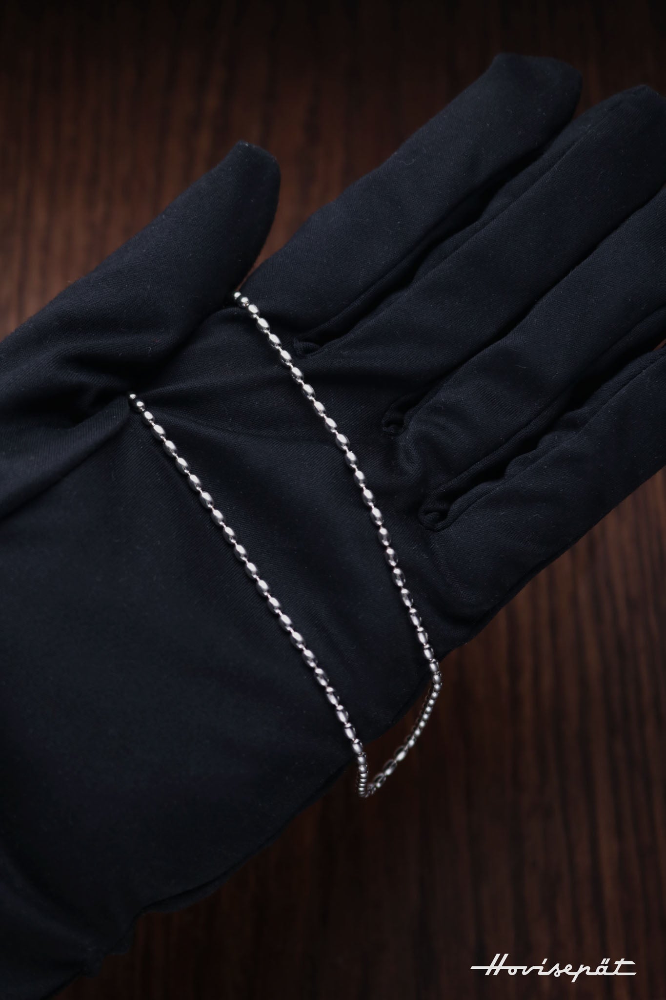 Hopeinen riipusketju oliivi 38cm