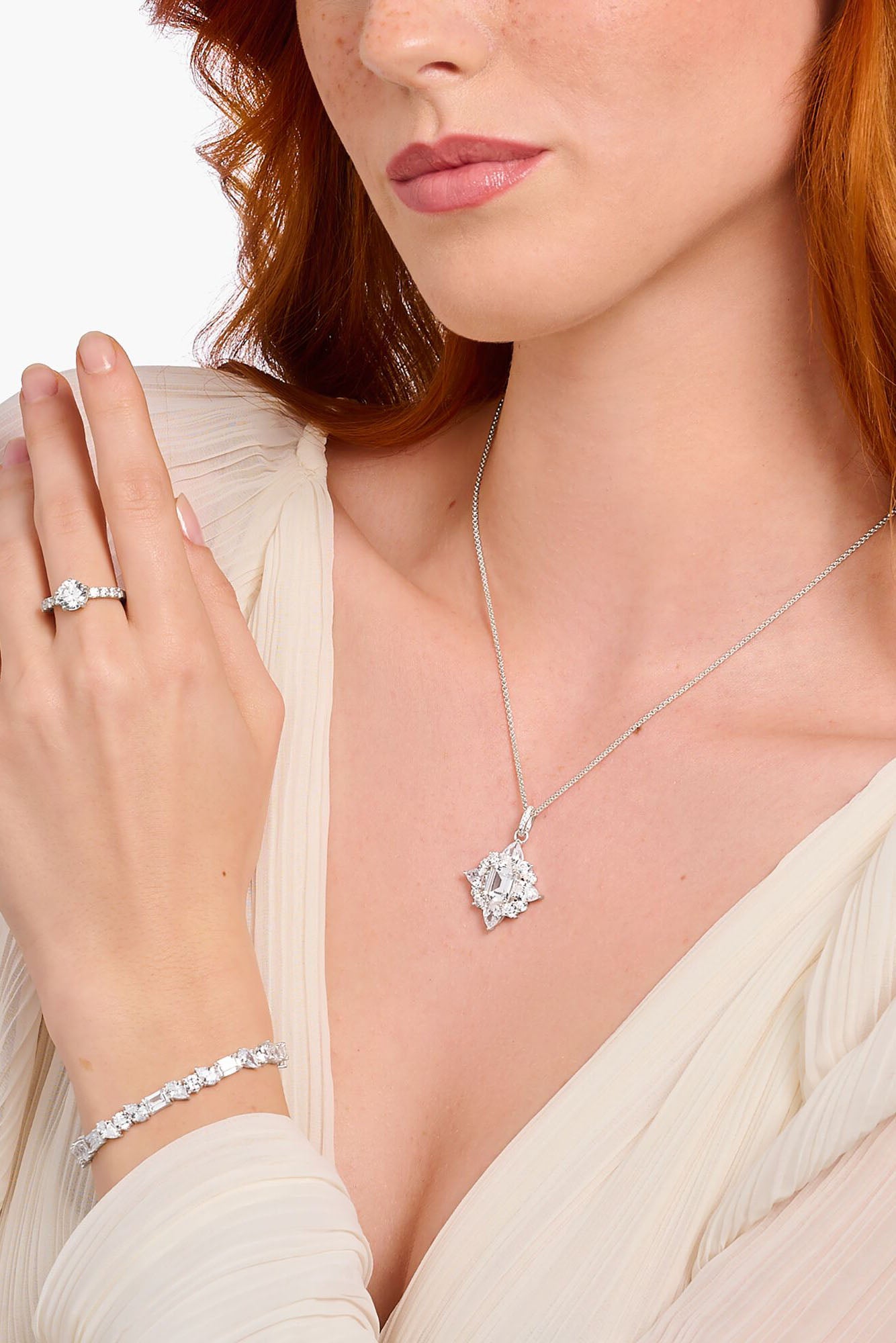 Thomas Sabo zirkonia hopeinen riipus