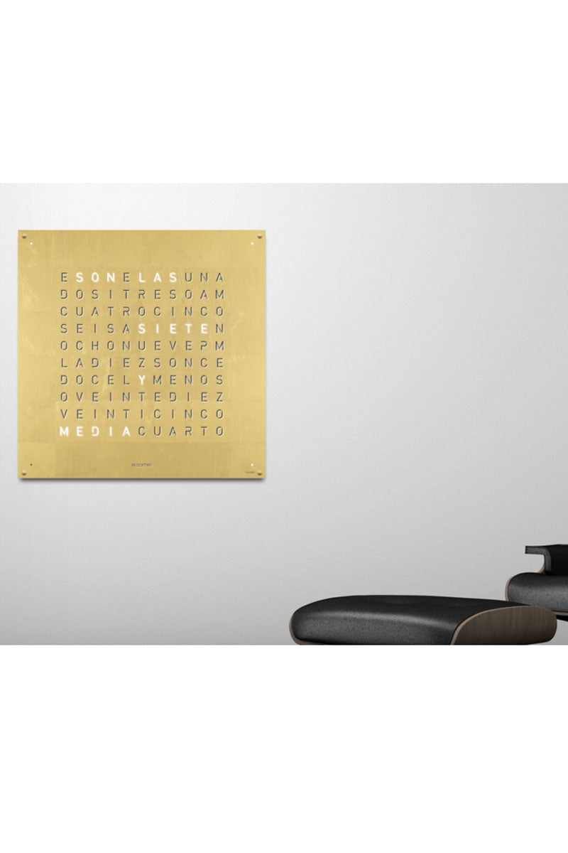 Qlocktwo Classic Creators Edition Gold kello Default Title