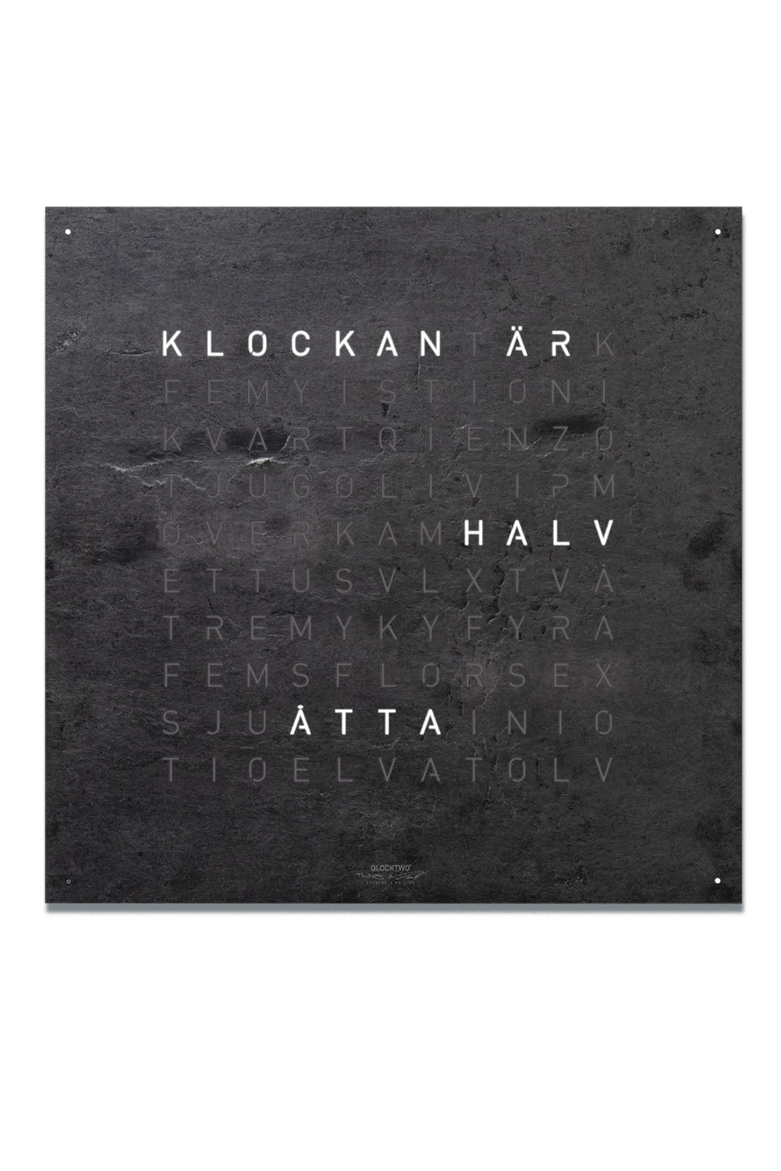 Qlocktwo Classic Creators Edition Metamorphite kello Default Title