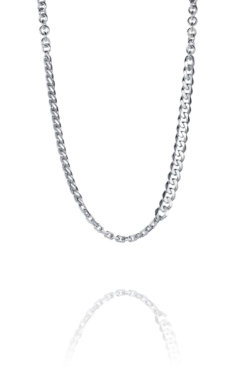 Efva Attling Rock My Chain Necklace hopeinen kaulakoru 10-100-02178 tuotekuva