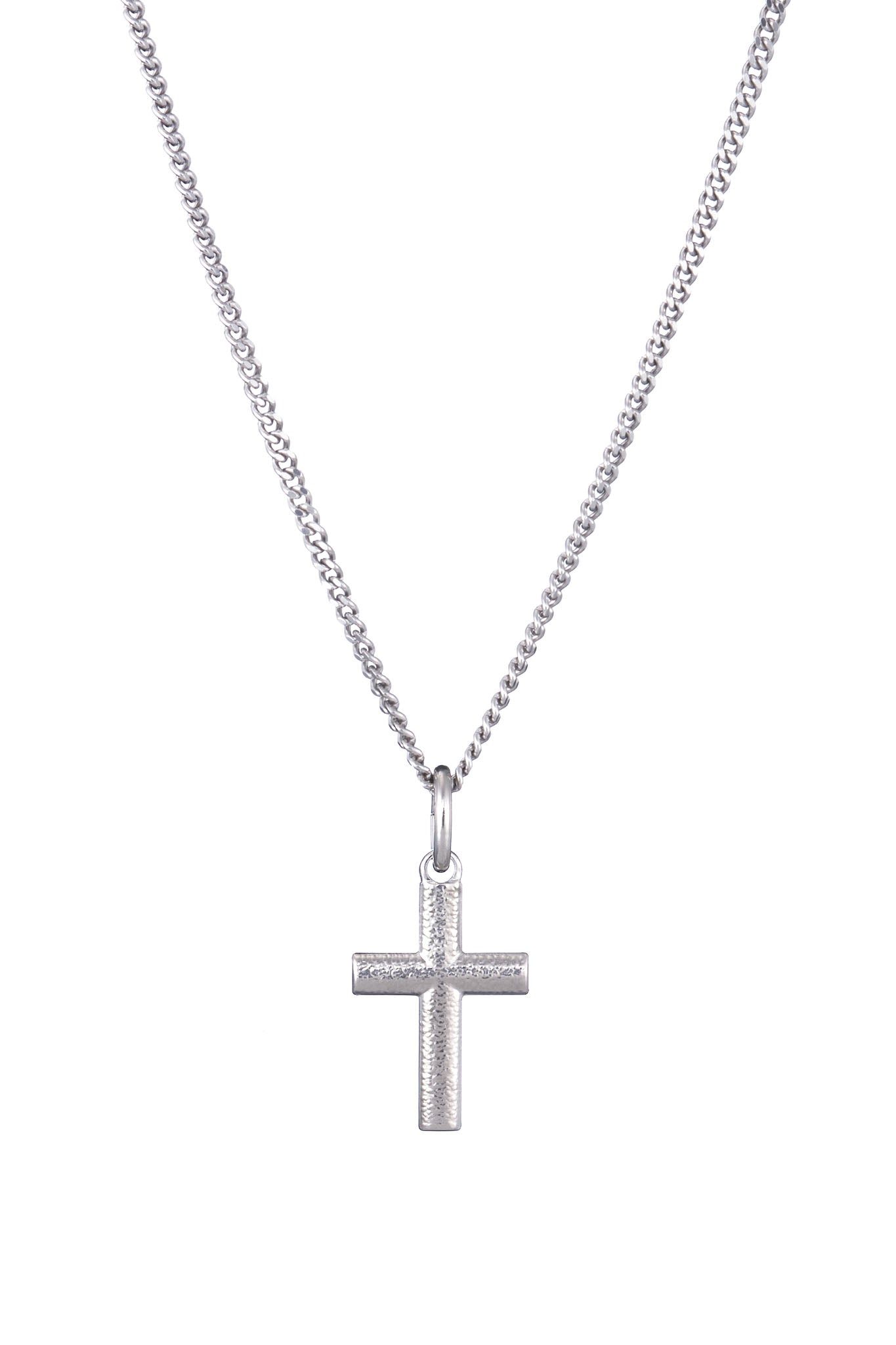 Saurum hopeinen ristiriipus Säädettävä:42/45cm