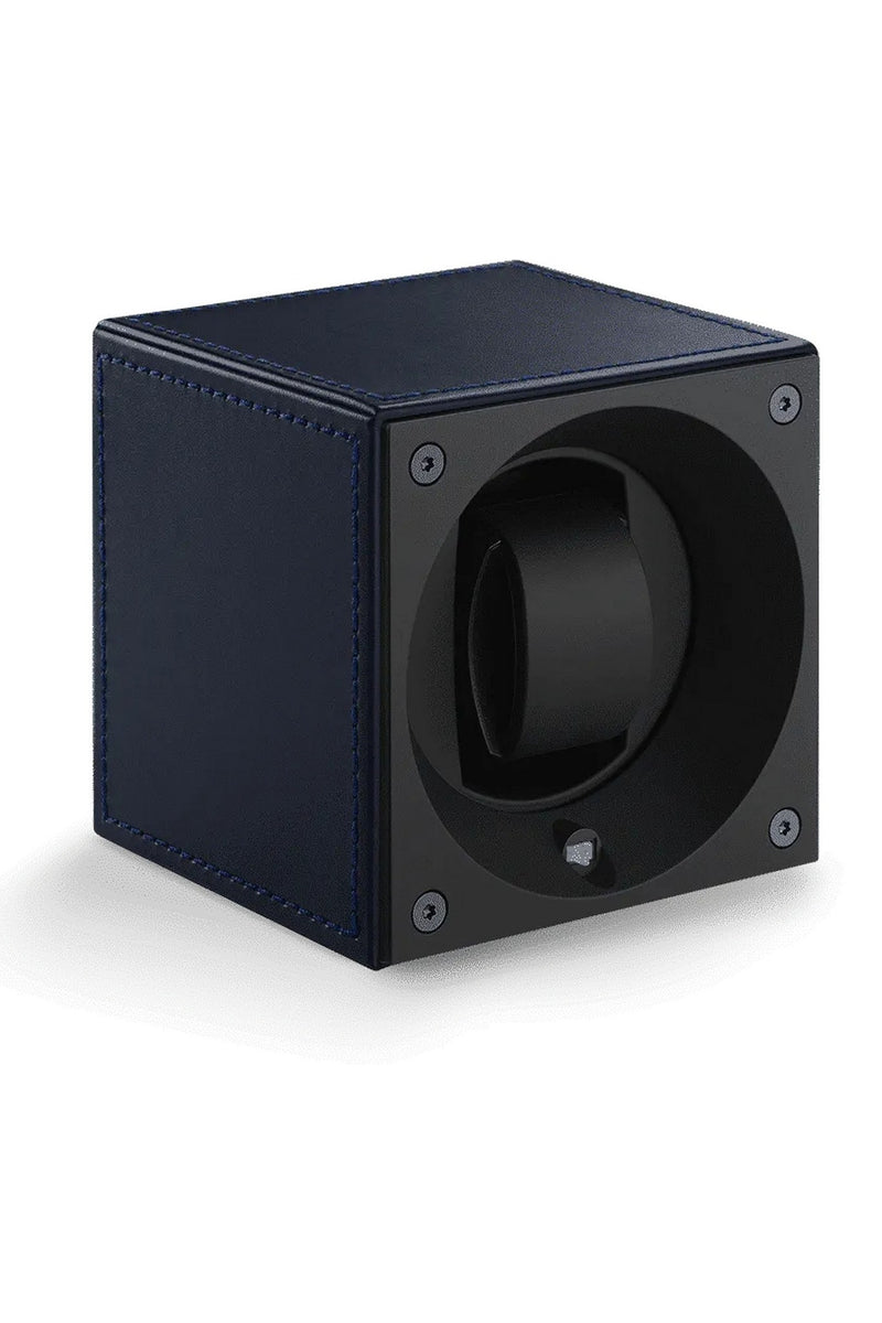 Swisskubik Masterbox Leather Dark Blue kellonpyöritin SK01.CV006 tuotekuva