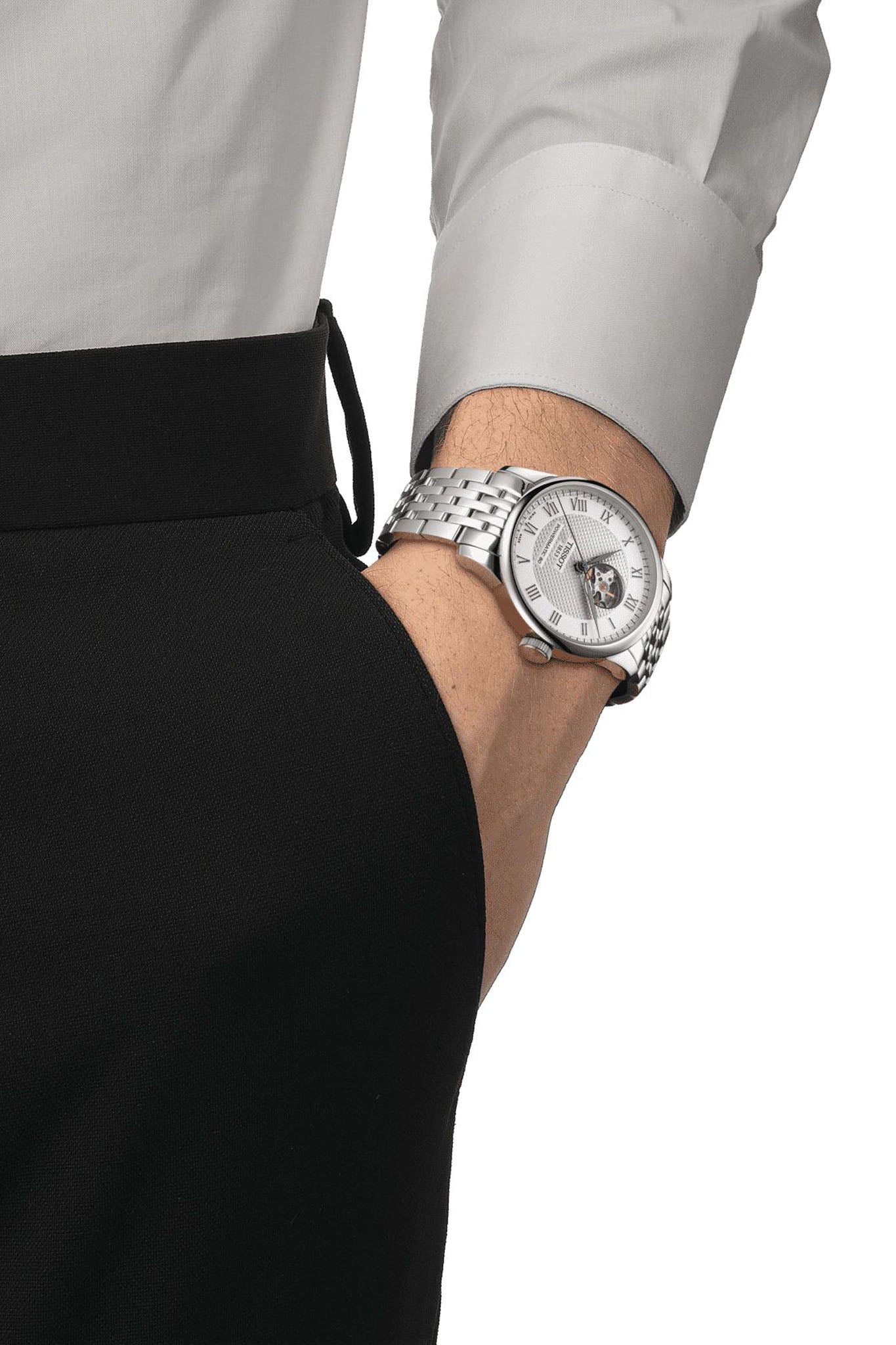 Tissot Le Locle Open Heart miesten rannekello Default Title