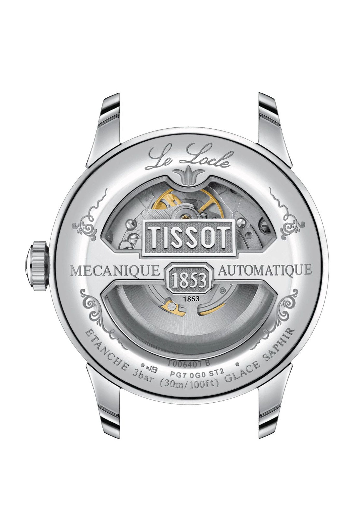 Tissot Le Locle Open Heart miesten rannekello Default Title