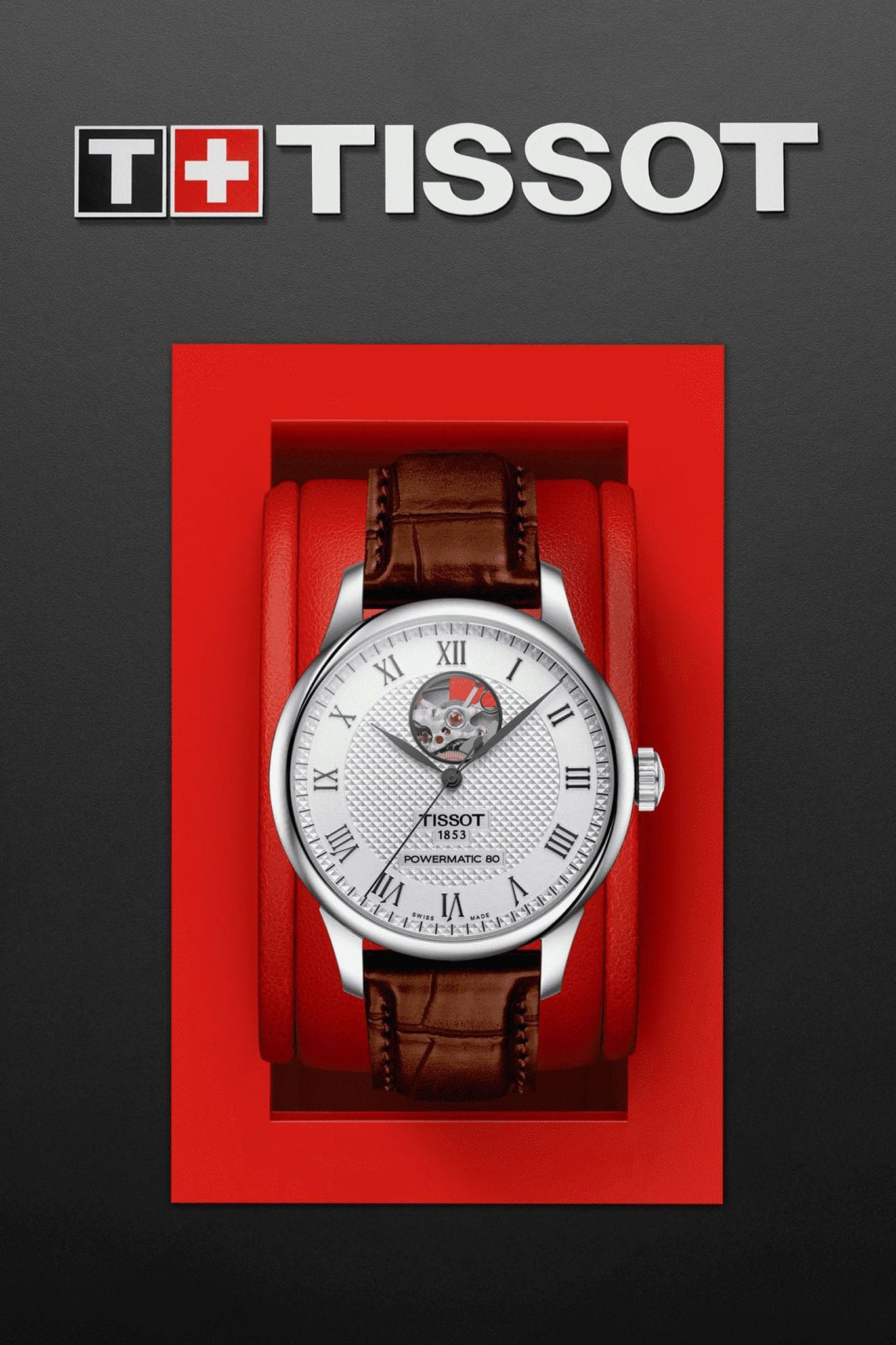 Tissot Le Locle Open Heart miesten rannekello Default Title