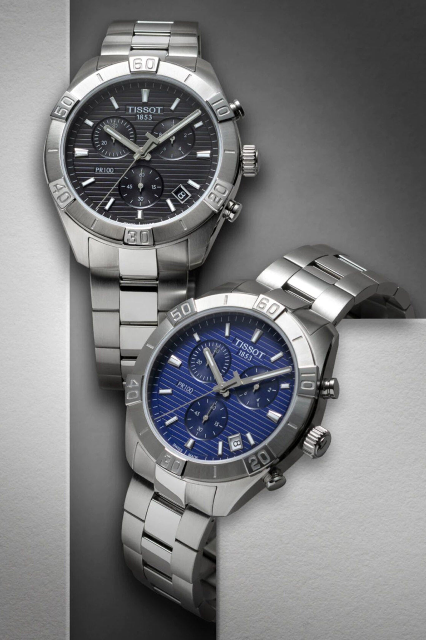 Tissot PR 100 Sport Chrono miesten rannekello Default Title