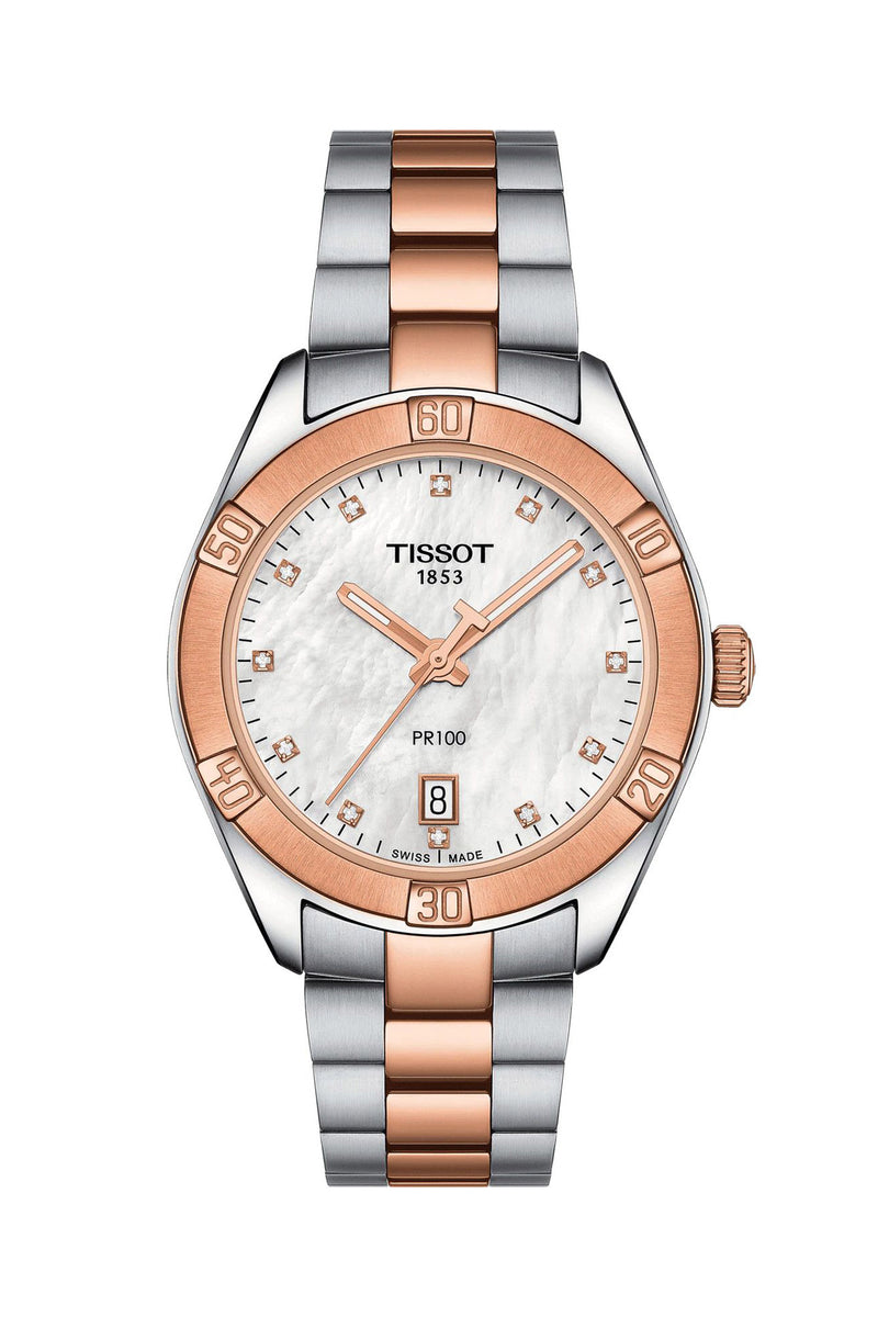 Tissot PR 100 Sport Chic Diamond naisten rannekello T101.910.22.116.00 tuotekuva