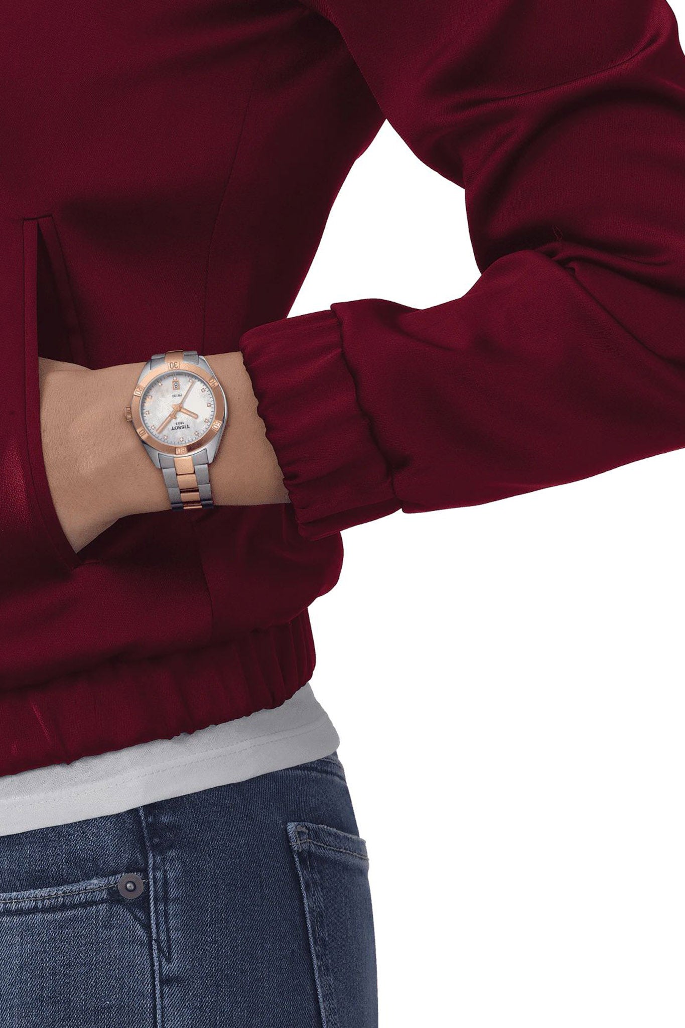 Tissot PR 100 Sport Chic Diamond naisten rannekello Default Title