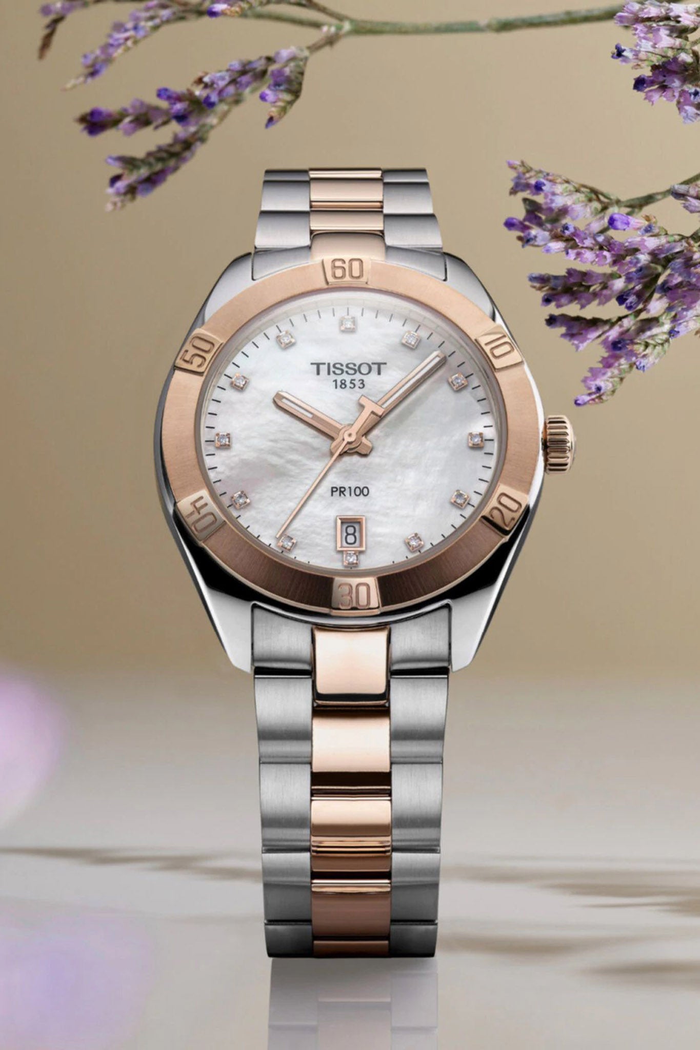 Tissot PR 100 Sport Chic Diamond naisten rannekello Default Title