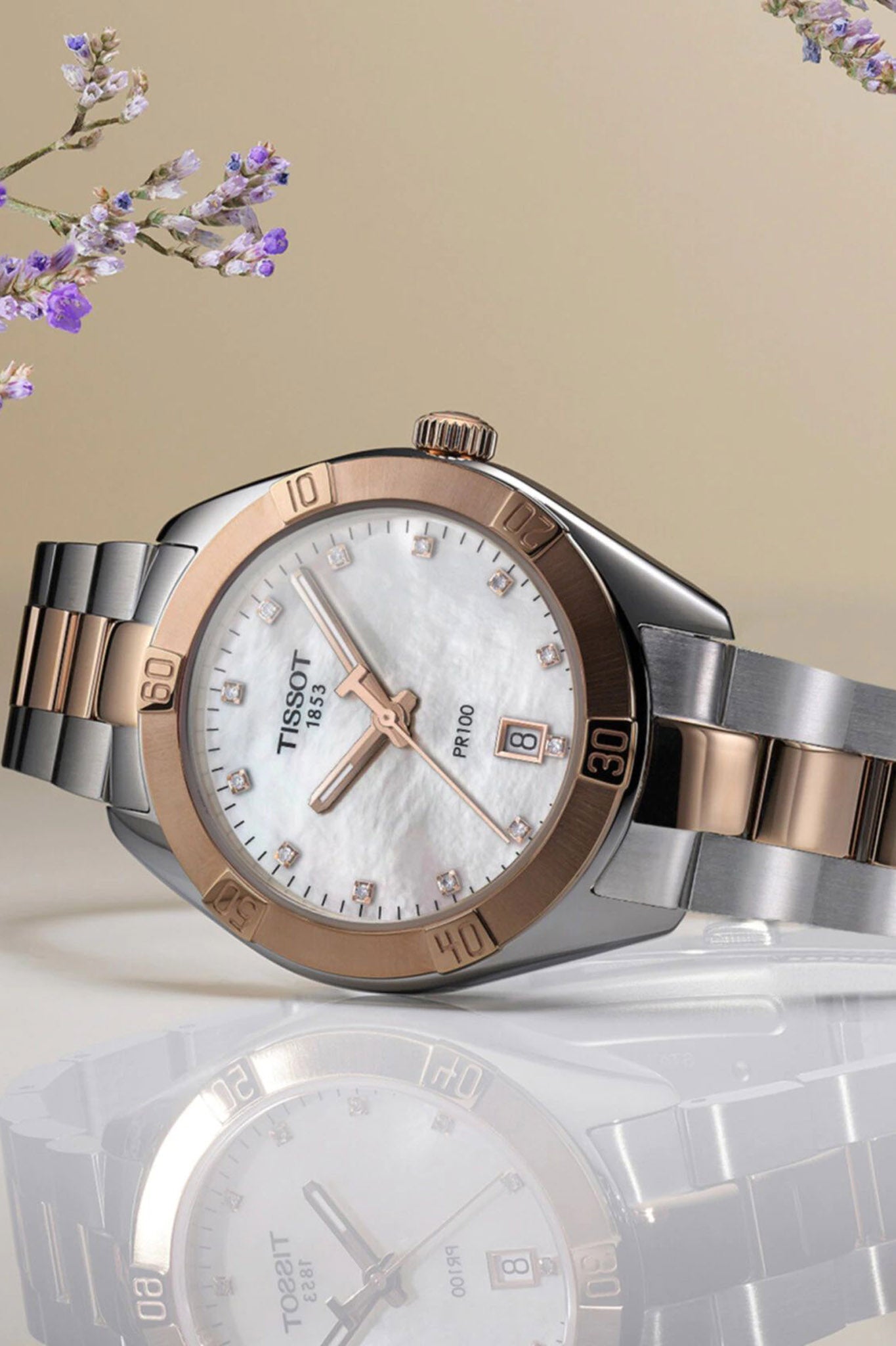 Tissot PR 100 Sport Chic Diamond naisten rannekello Default Title