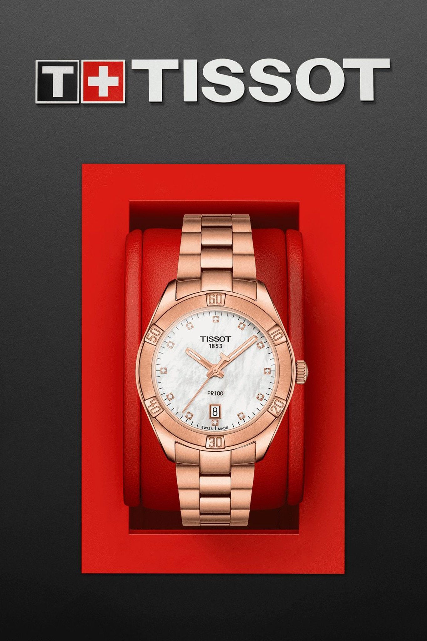 Tissot PR 100 Sport Chic Diamond naisten rannekello Default Title