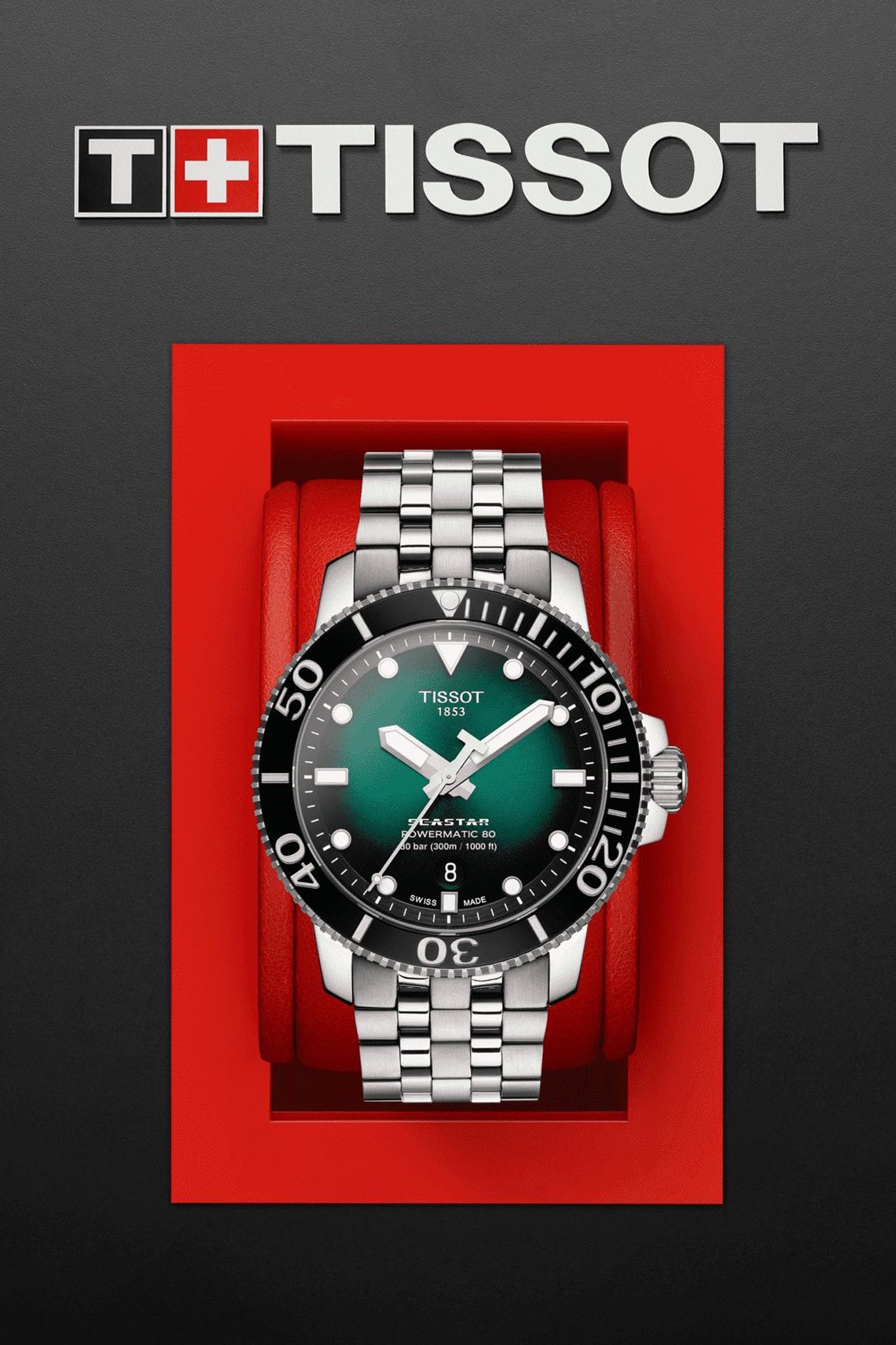 Tissot Seastar 1000 Powermatic 80 miesten rannekello Default Title