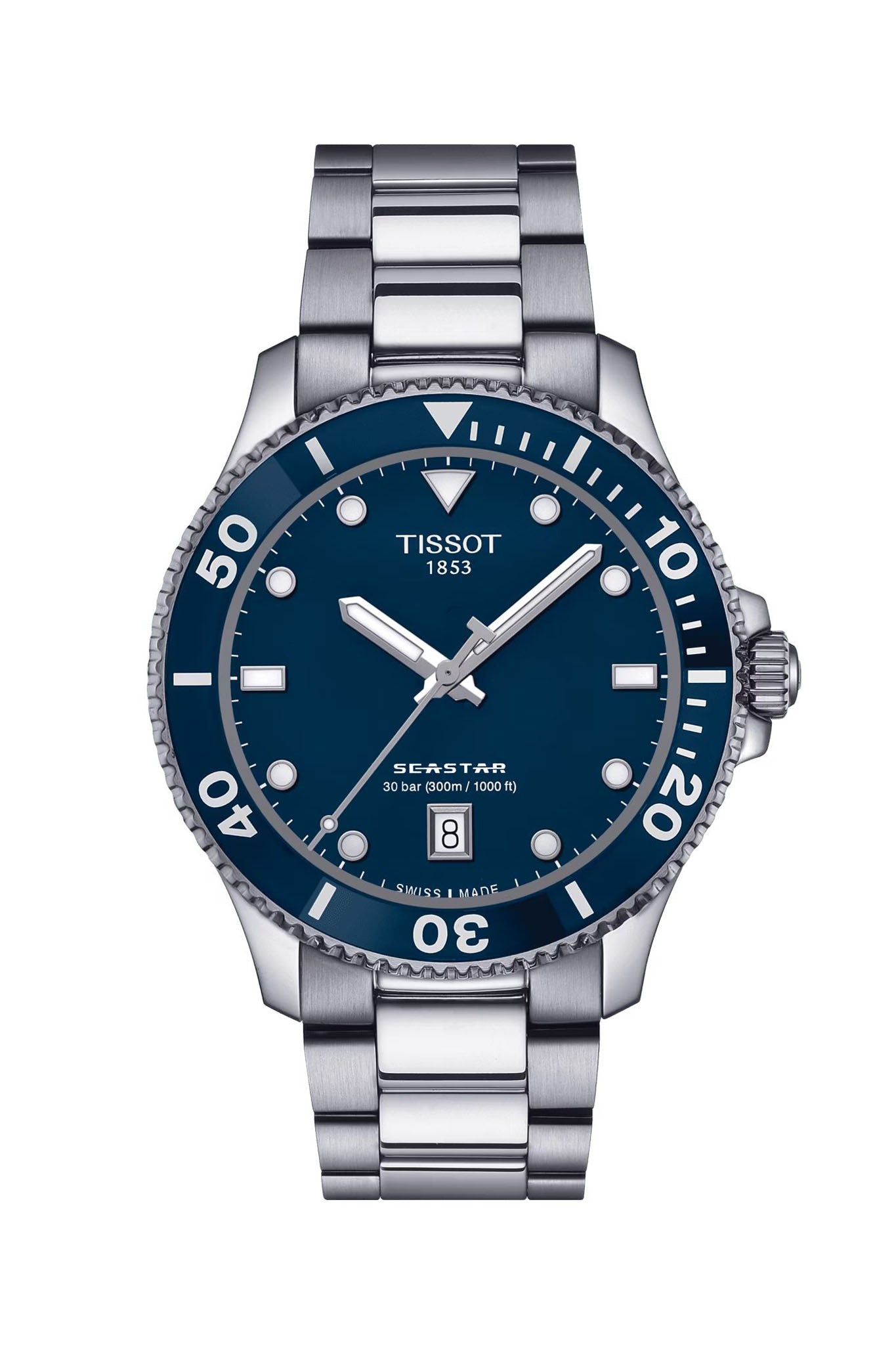 Tissot Seastar 1000 40mm miesten rannekello T1204101104100