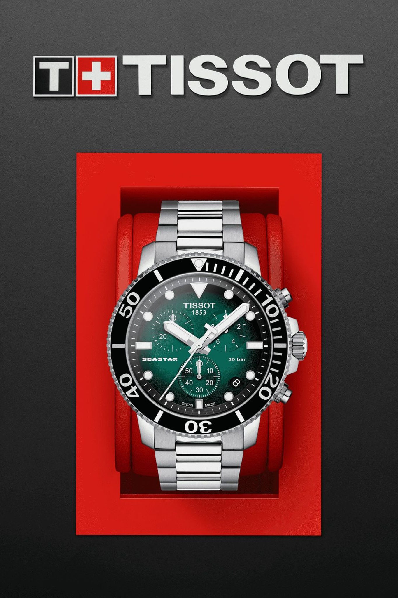 Tissot Seastar 1000 Chronograph miesten rannekello Default Title