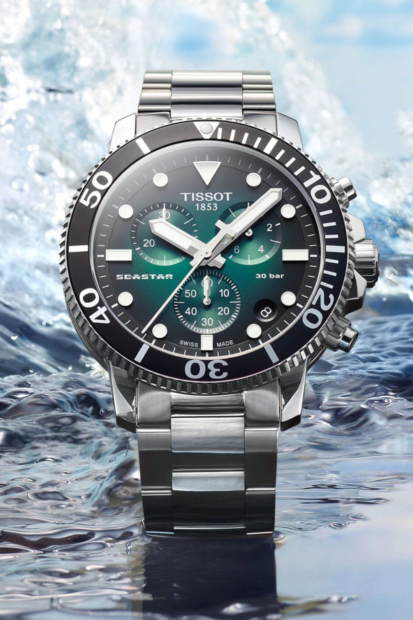 Tissot Seastar 1000 Chronograph miesten rannekello Default Title