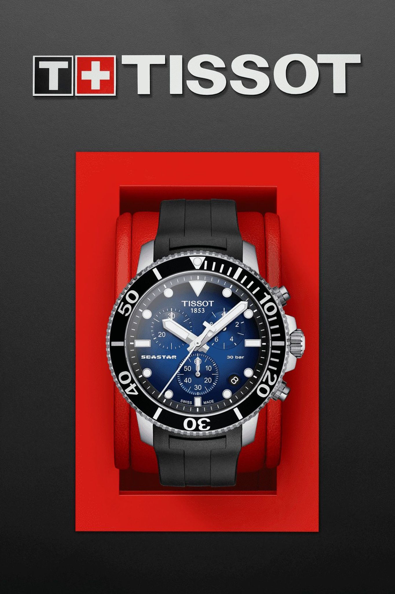 Tissot Seastar 1000 Chronograph miesten rannekello Default Title