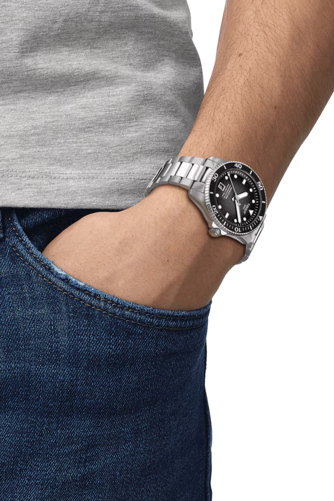 Tissot Seastar 1000 Powermatic 80, 40mm rannekello