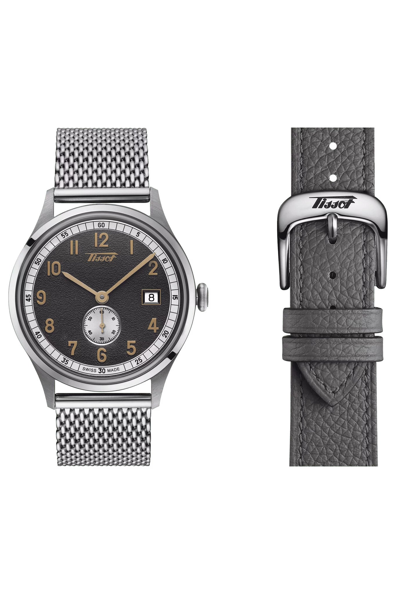 Tissot Heritage 1938 small second COSC rannekello