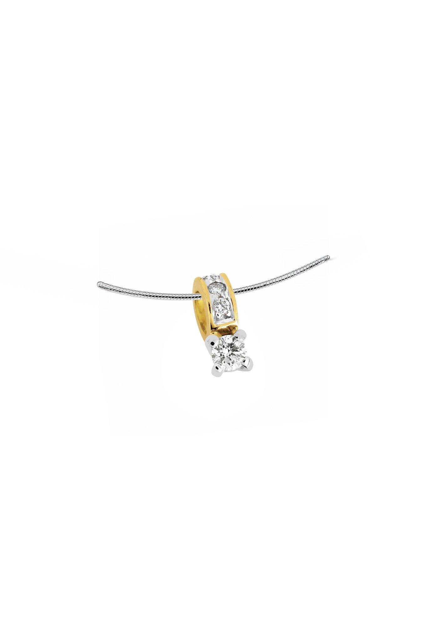 Sanberg V-527 kultainen timanttiriipus 0,13ct