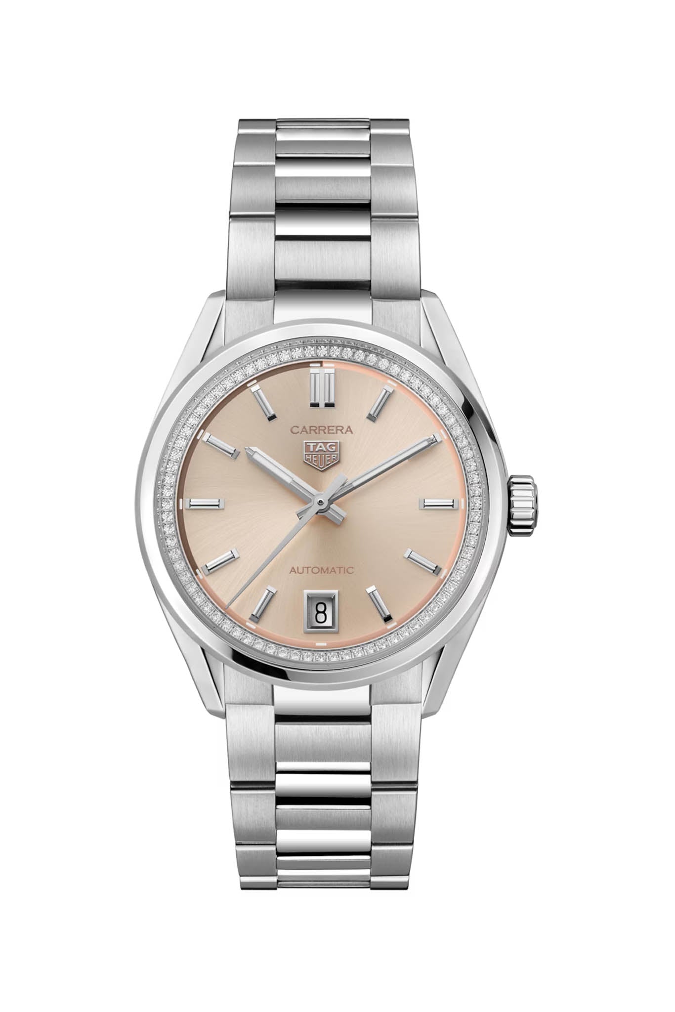 TAG Heuer Carrera Date 36 Diamond Flange naisten rannekello