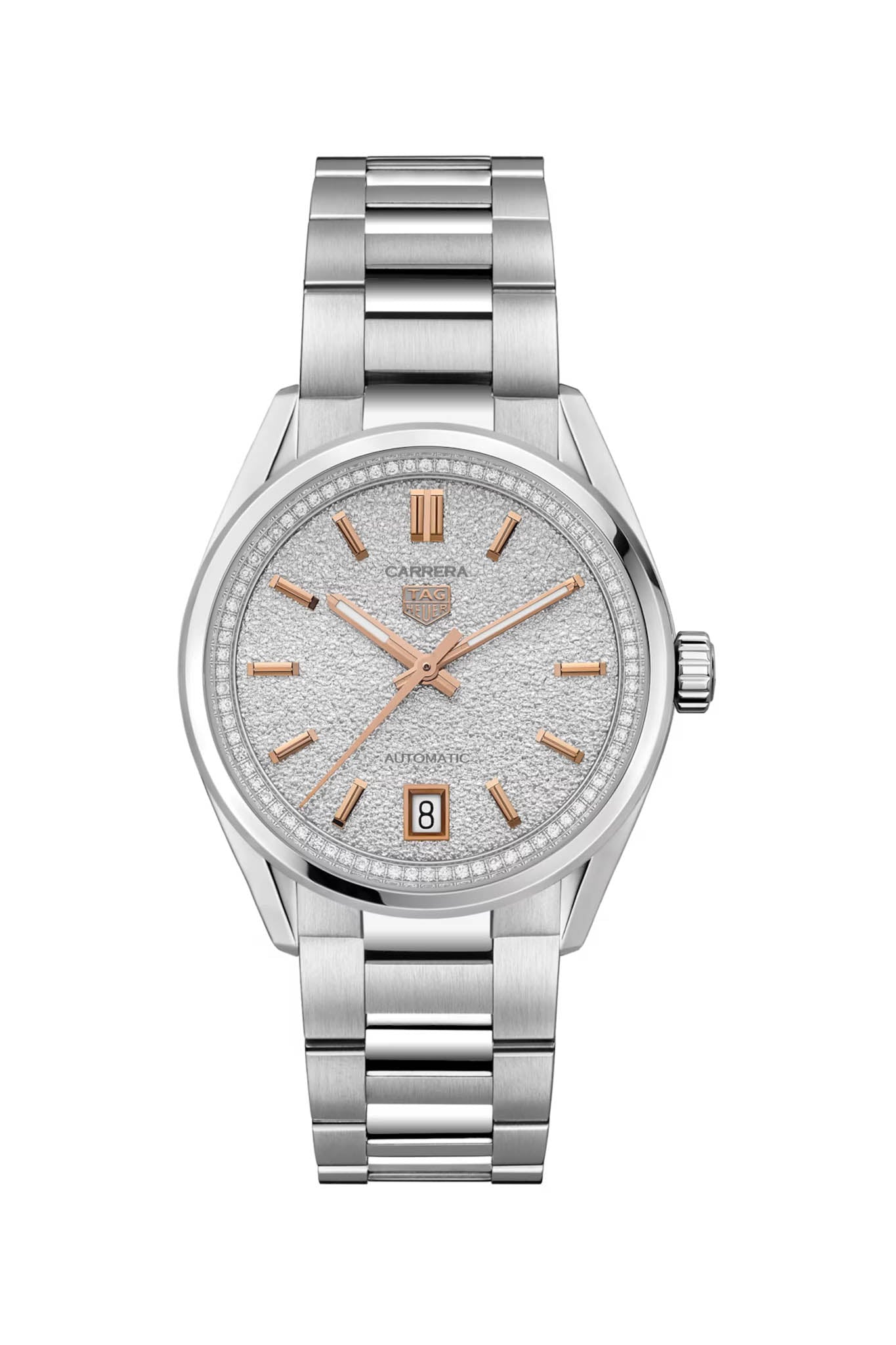 TAG Heuer Carrera Date 36 Diamond Flange naisten rannekello