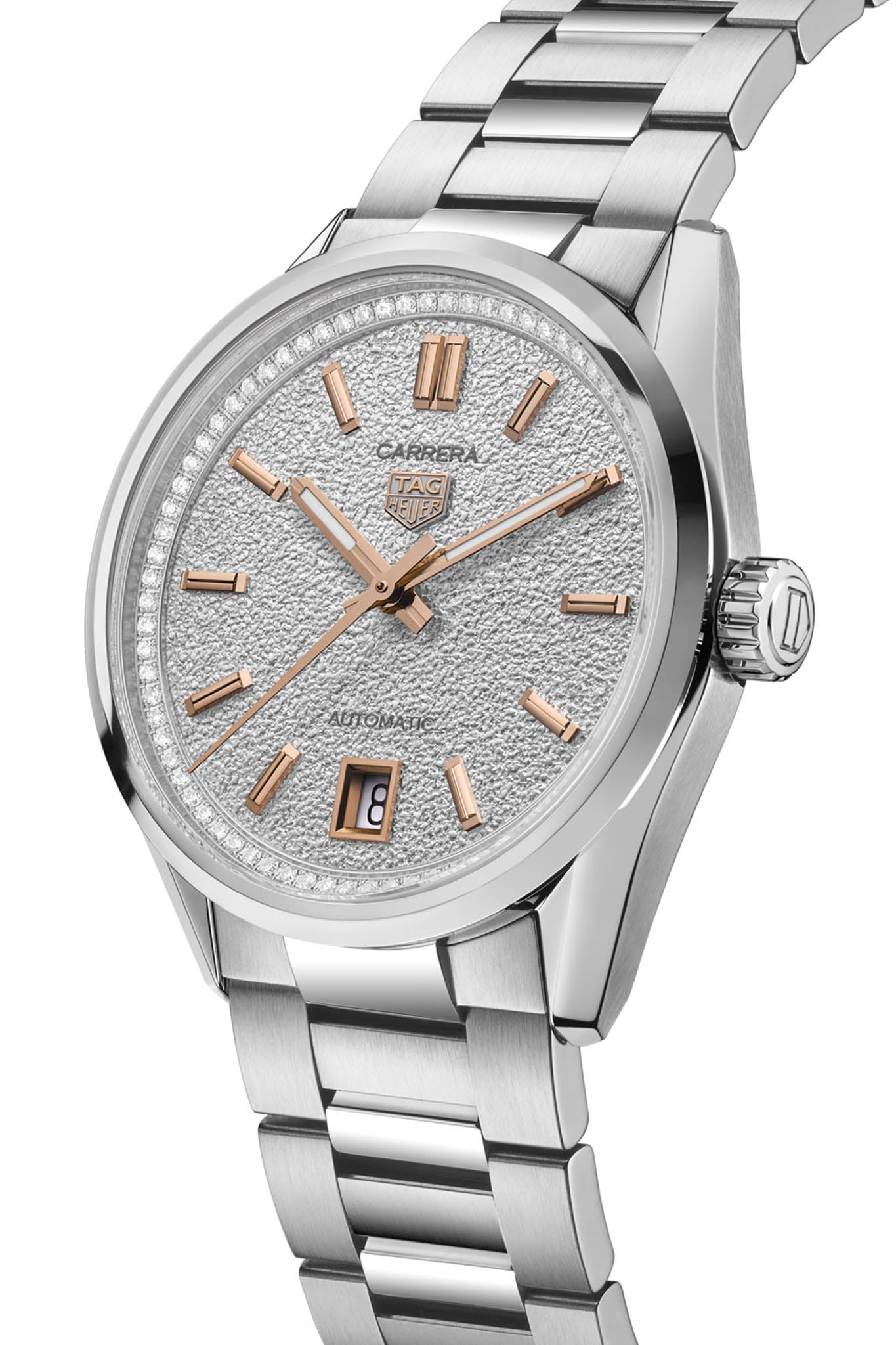 TAG Heuer Carrera Date 36 Diamond Flange naisten rannekello