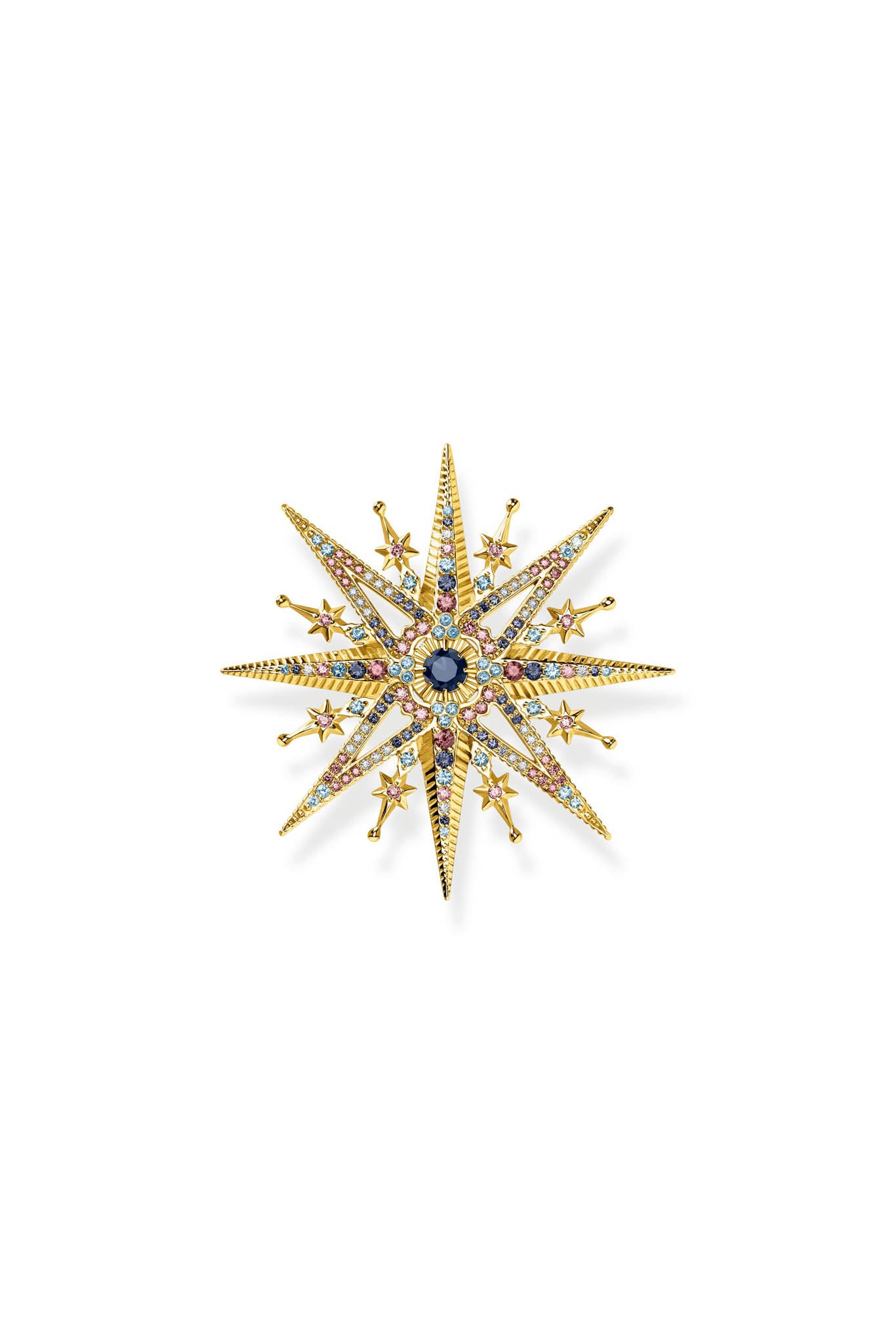 Thomas Sabo Star Brooch Coloured Stones rintaneula Default Title