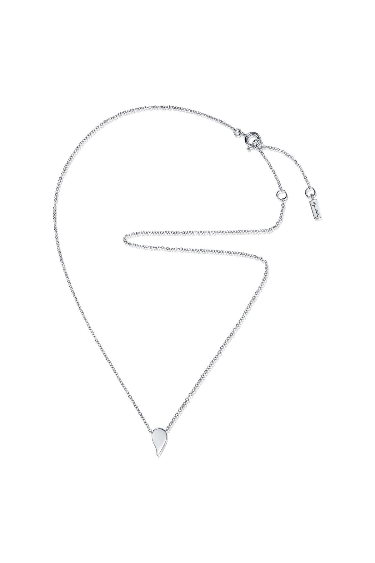 Efva Attling Sparkle Of Life Single Necklace - Silver hopeinen kaulakoru
