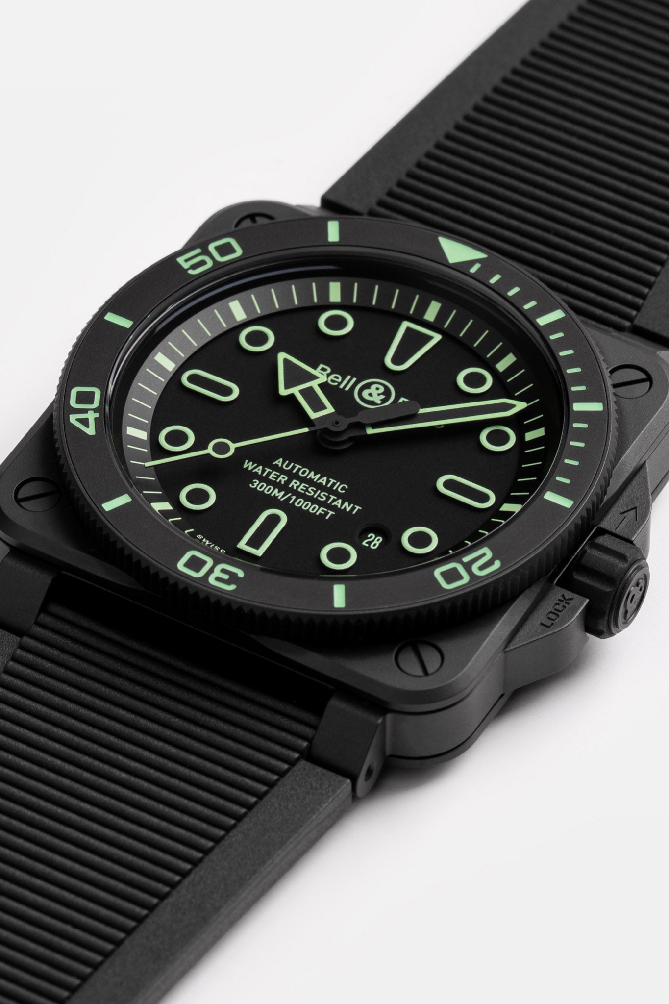 Bell & Ross BR 03 Diver Lum Outline rannekello