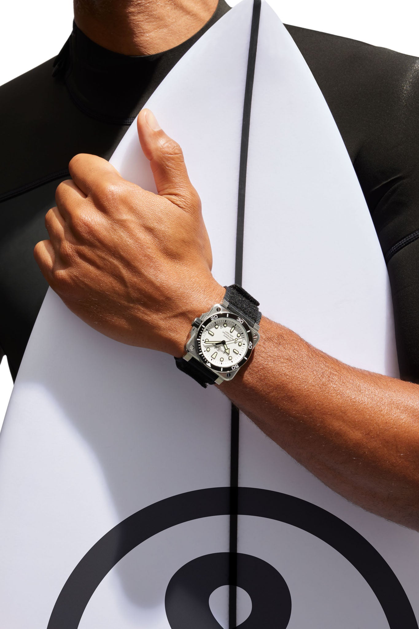 Bell & Ross BR 03 Diver White Steel rannekello
