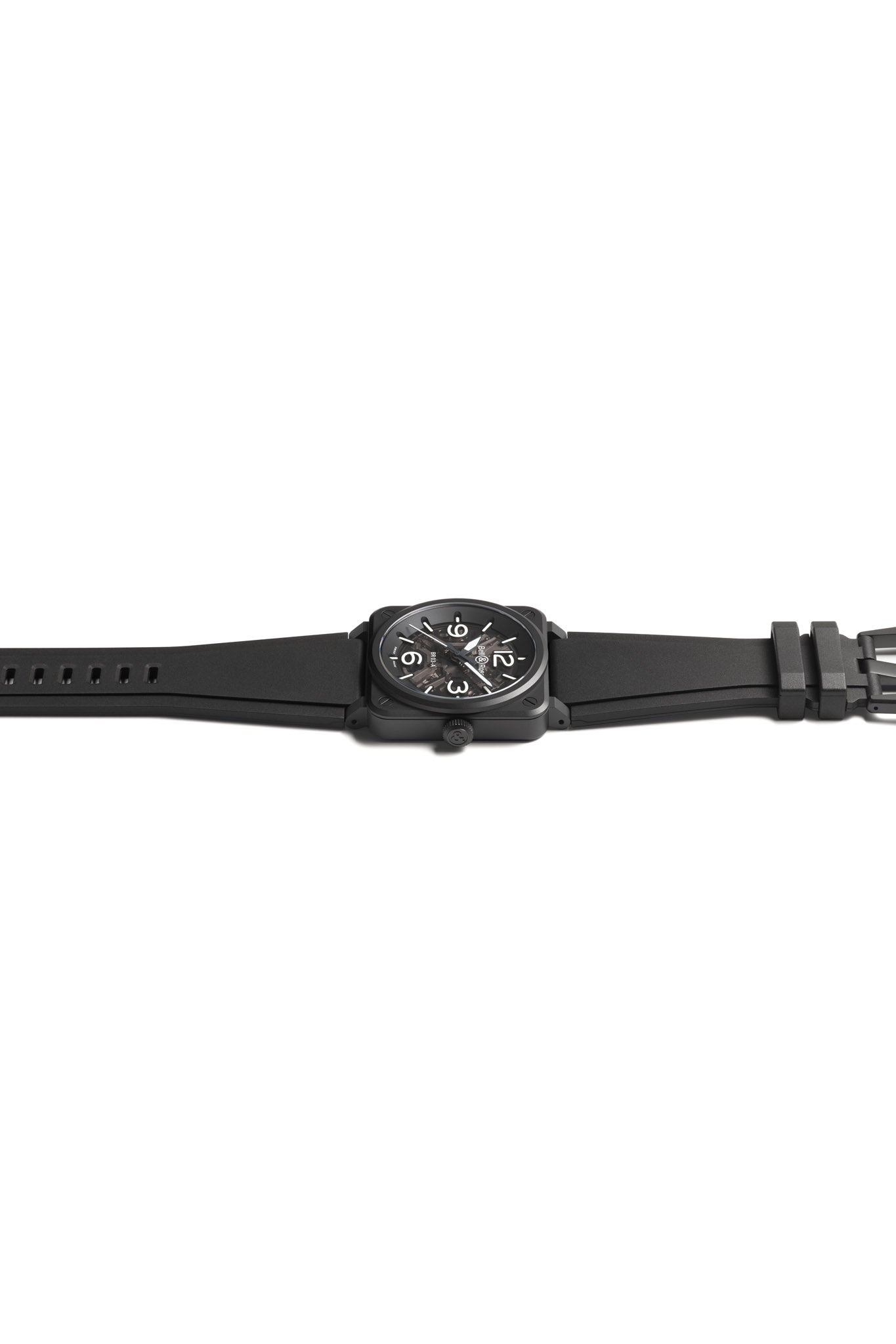 Bell & Ross BR-03 Skeleton Black Ceramic rannekello