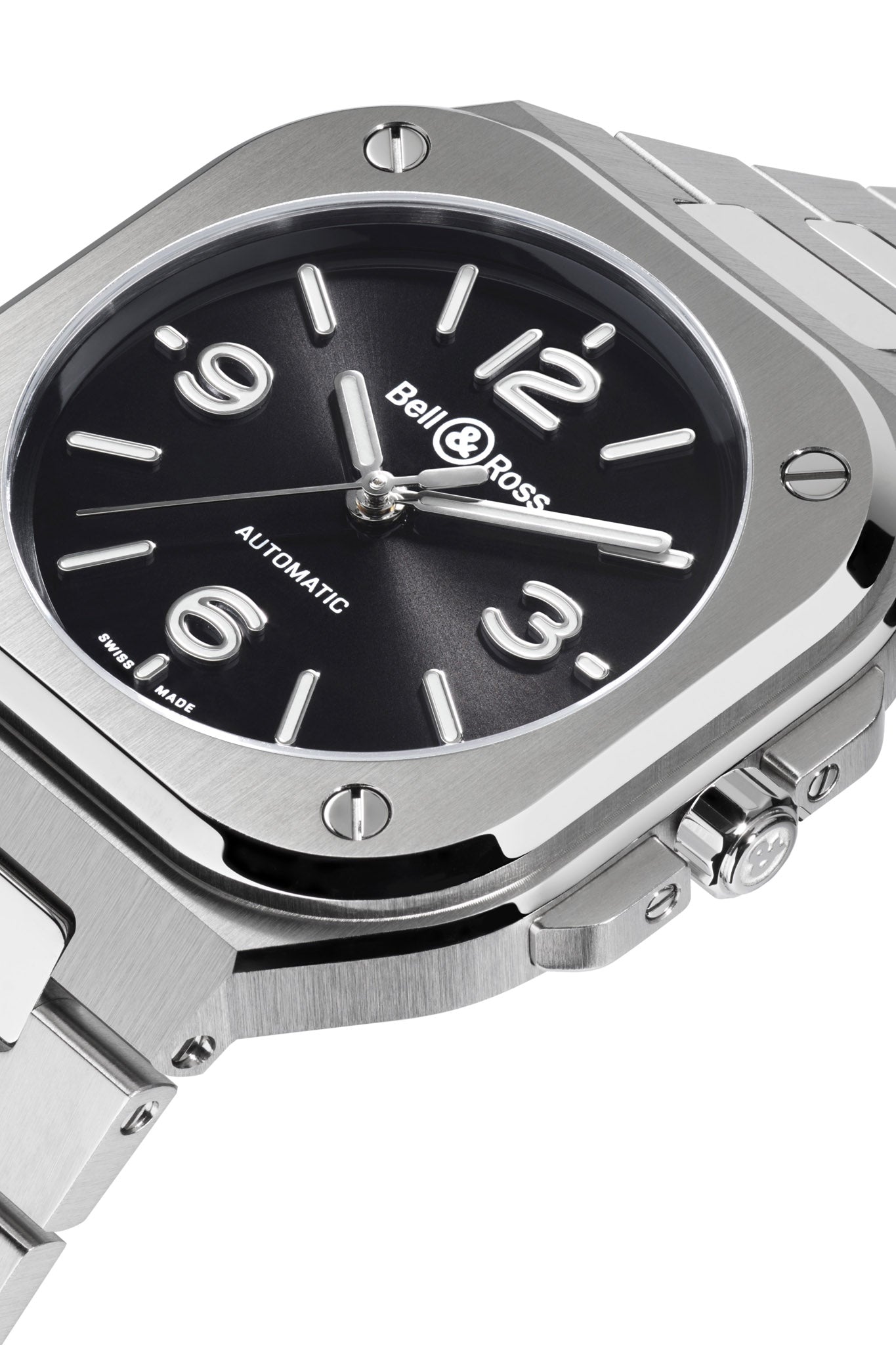 Bell & Ross BR-05 36 mm Black Steel rannekello