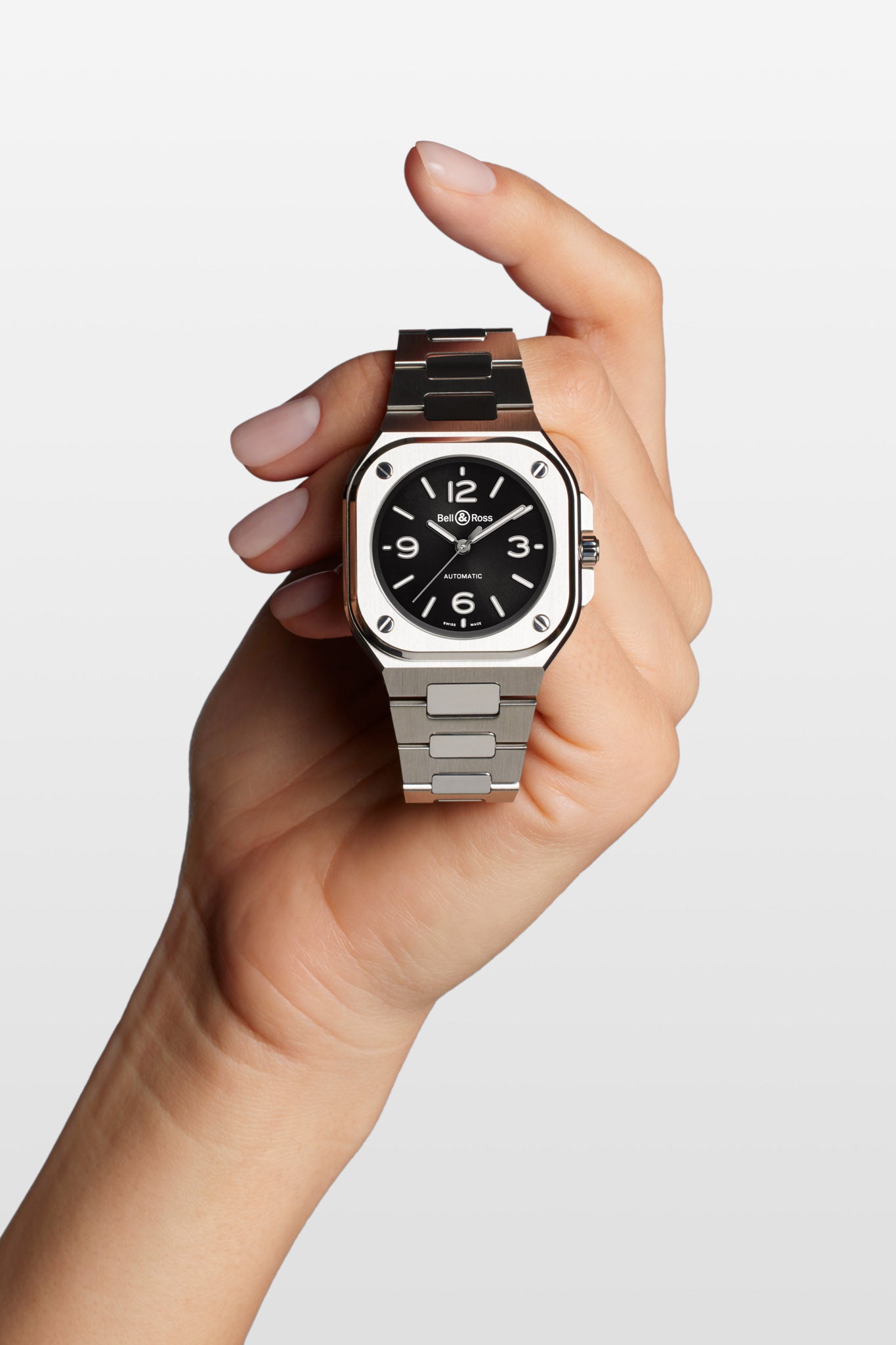 Bell & Ross BR-05 36 mm Black Steel rannekello