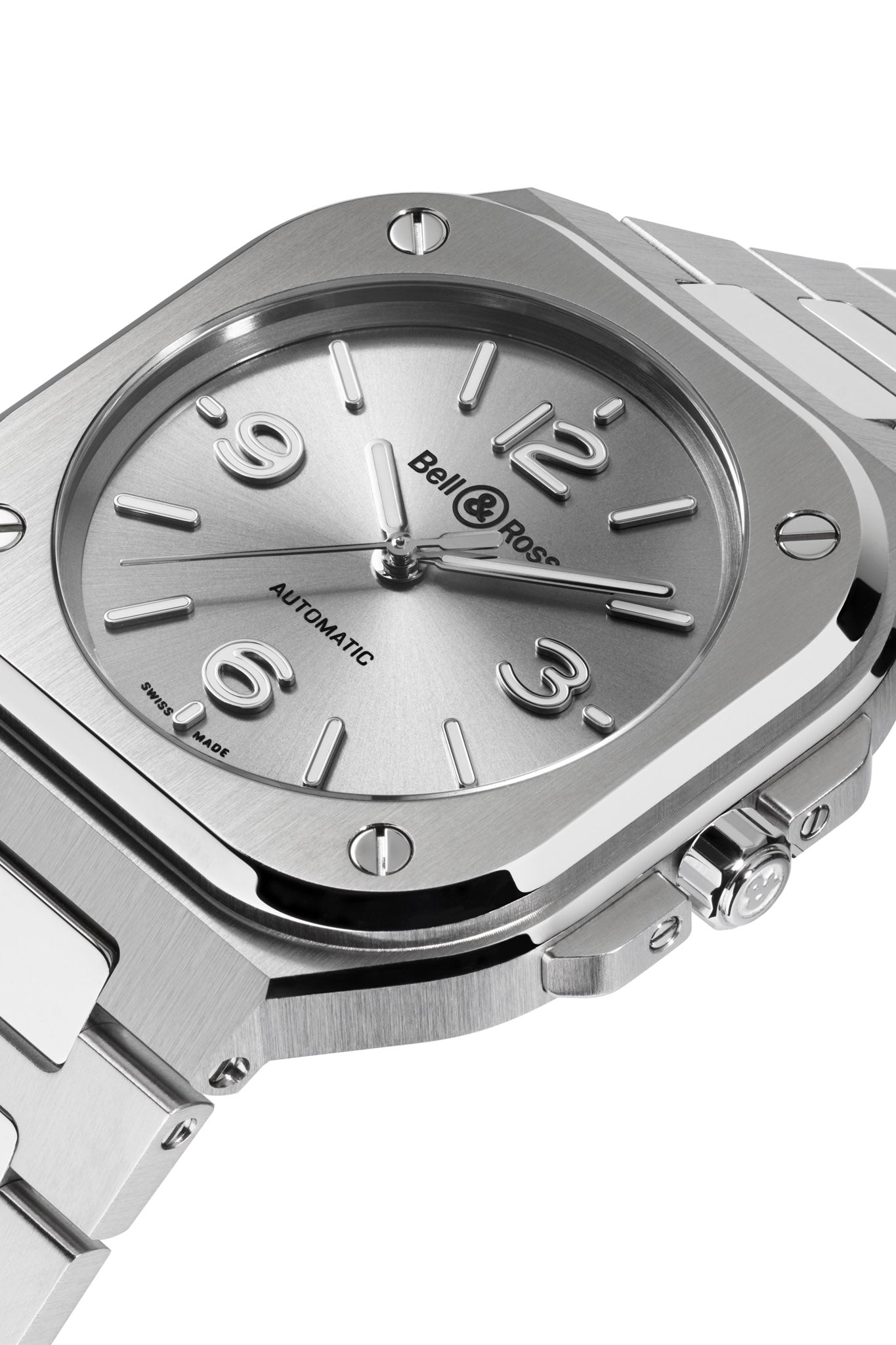 Bell & Ross BR-05 36 mm Grey Steel rannekello