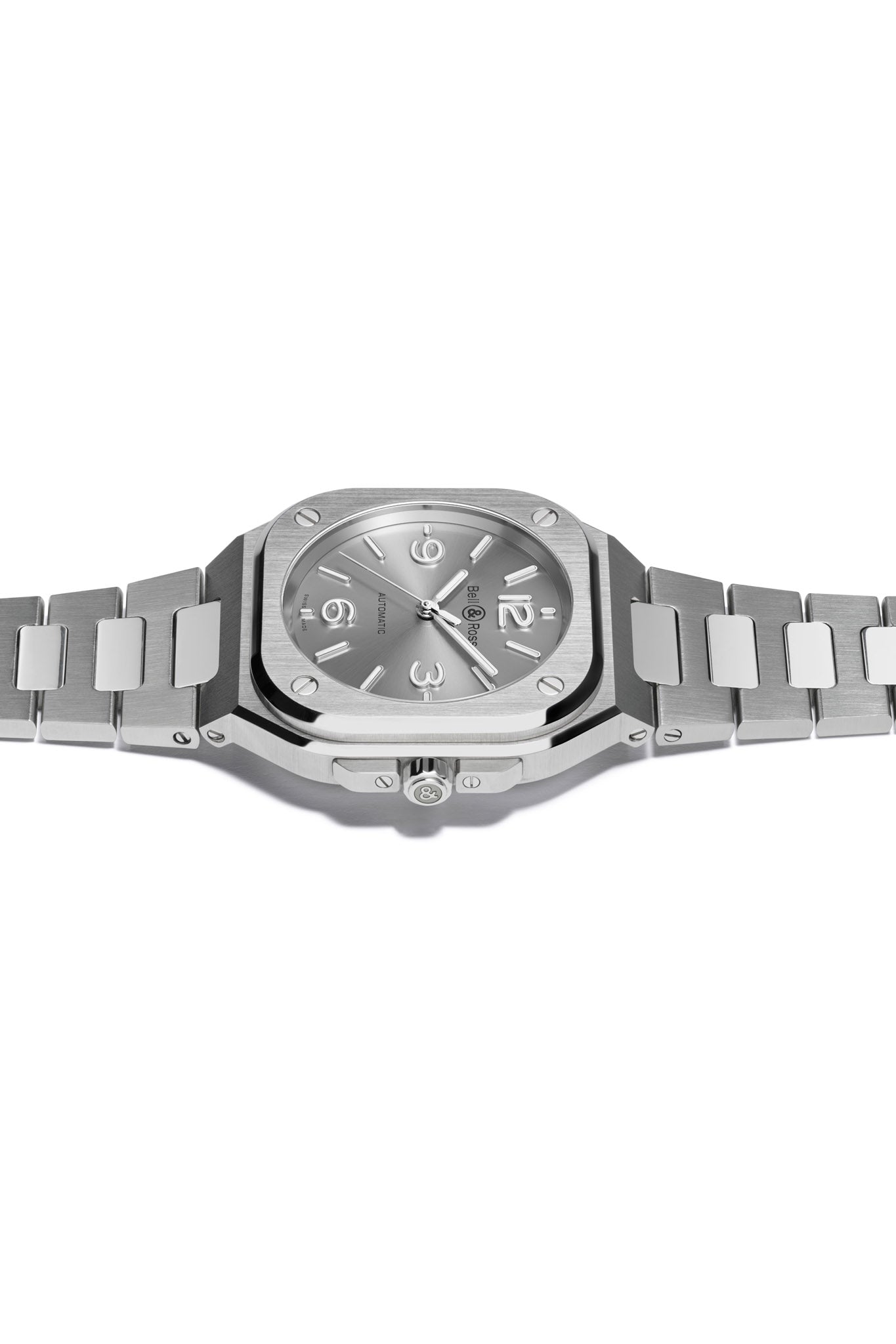 Bell & Ross BR-05 36 mm Grey Steel rannekello