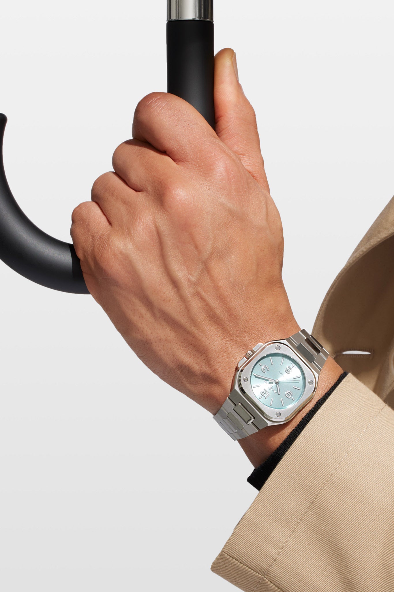 Bell & Ross BR-05 36 mm Ice Blue Steel rannekello