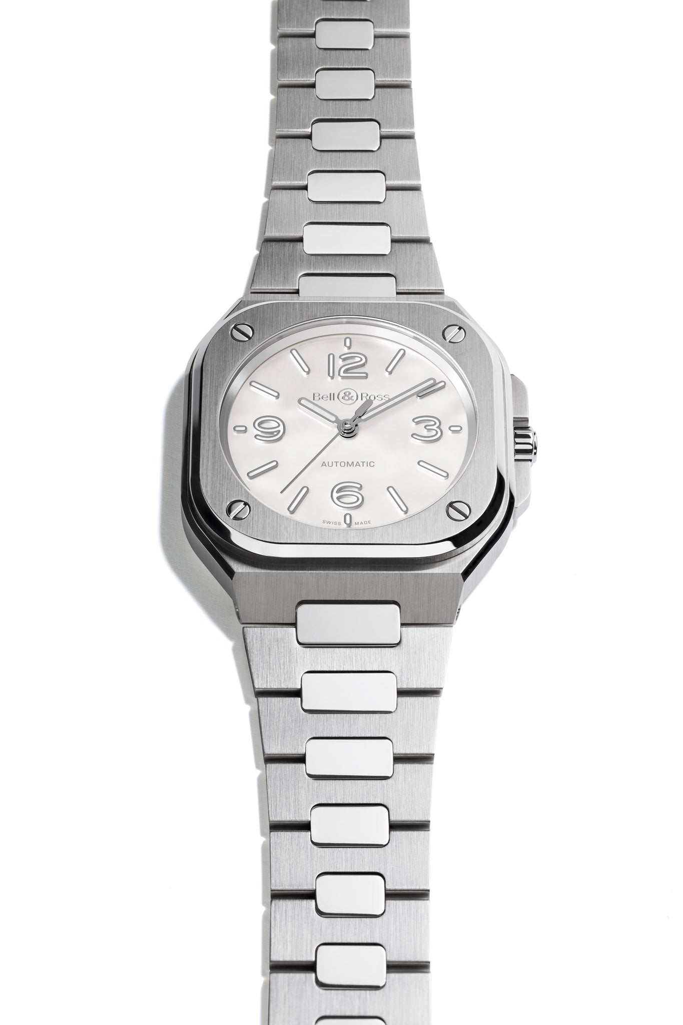 Bell & Ross BR-05 36 mm Mother of Pearl rannekello