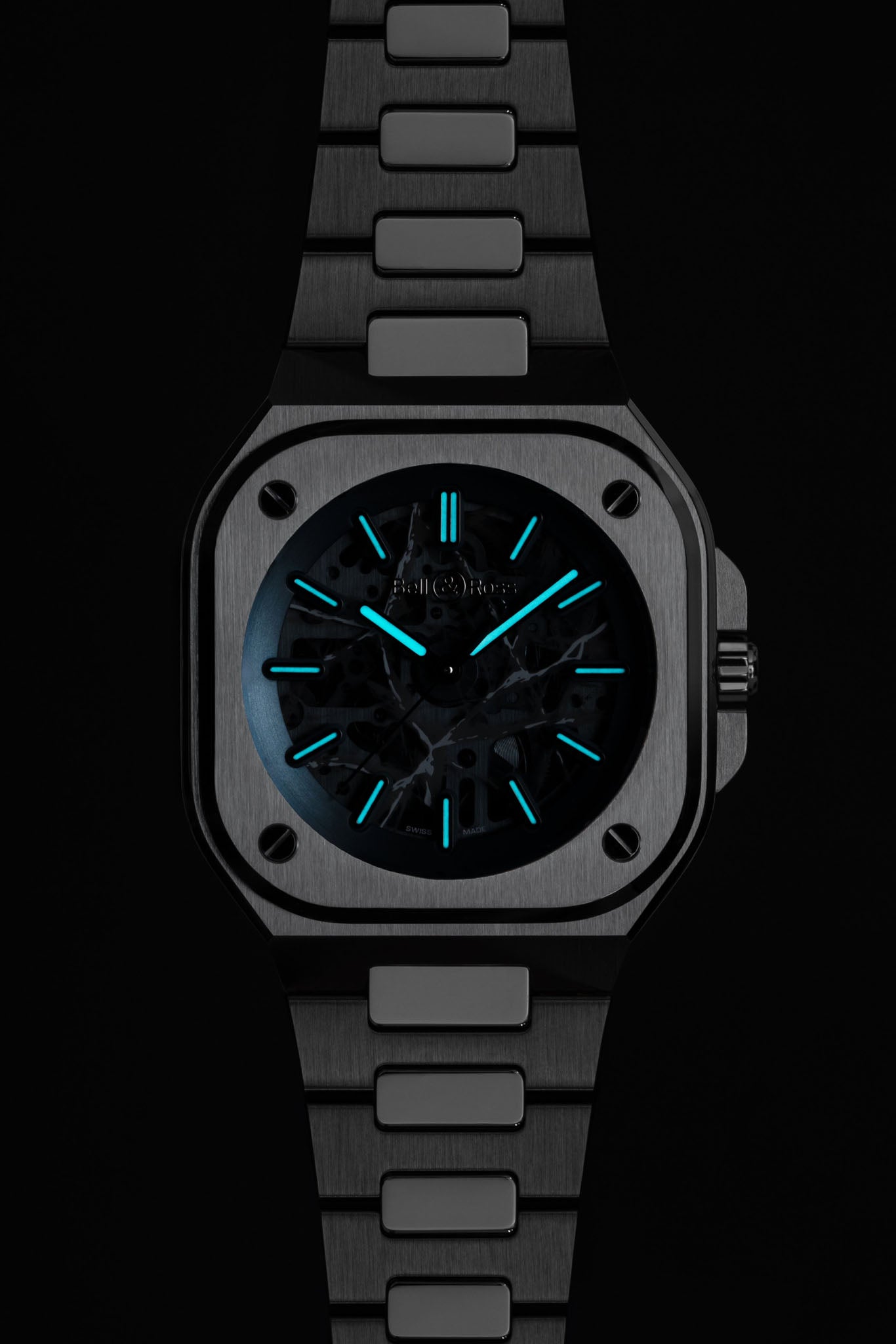 Bell & Ross BR-05 Skeleton Arctic Blue BR05A-AB-SKST/SST