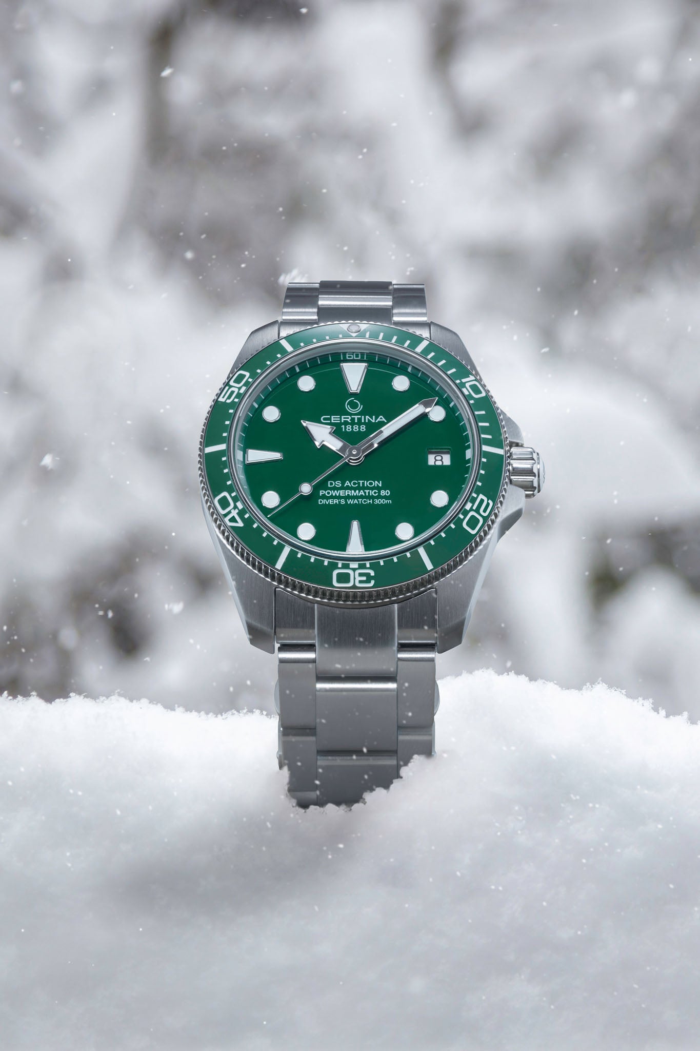 Certina DS Action Diver 38 Powermatic 80 Ceramic rannekello