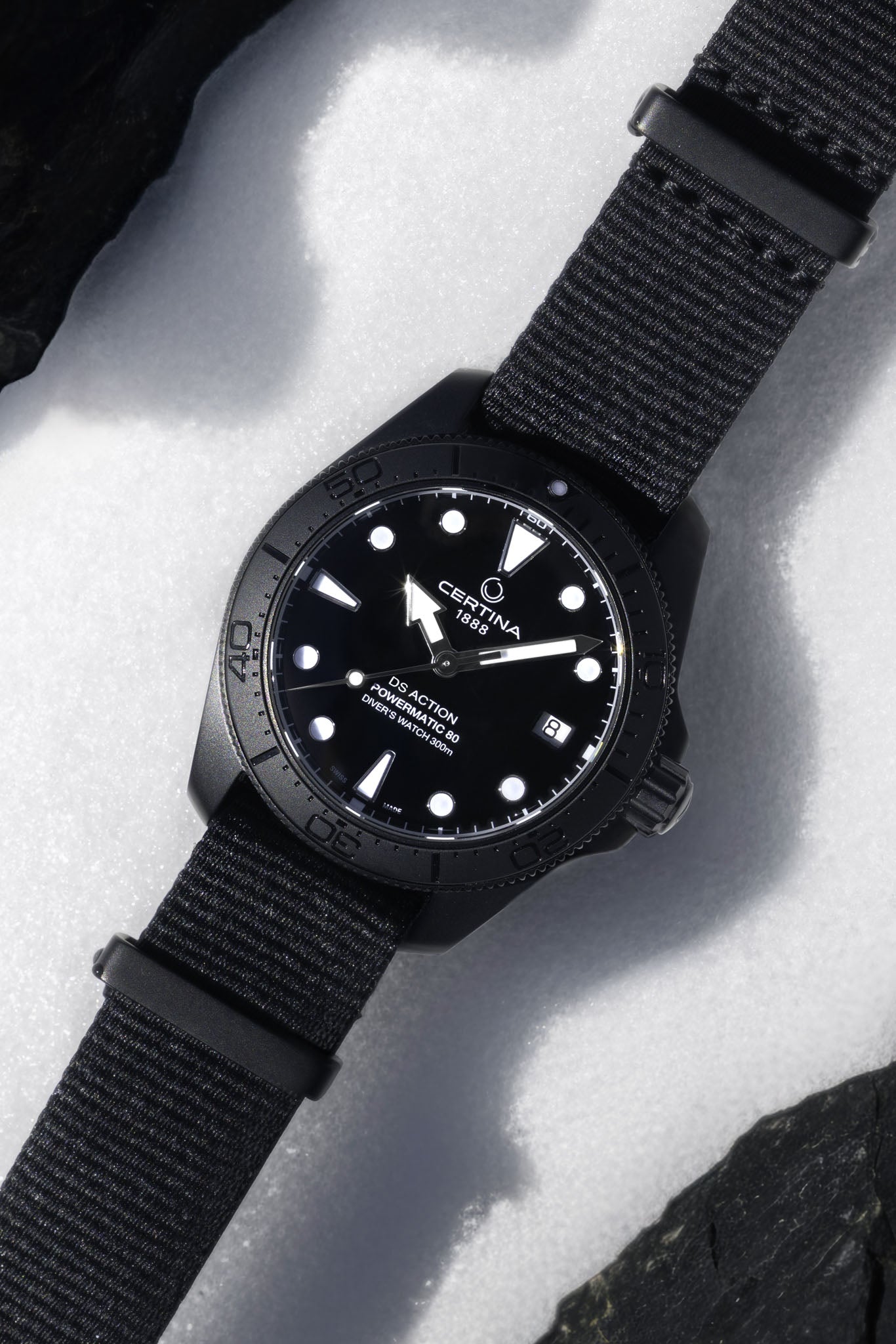 Certina DS Action Diver 38 Powermatic 80 Ceramic rannekello