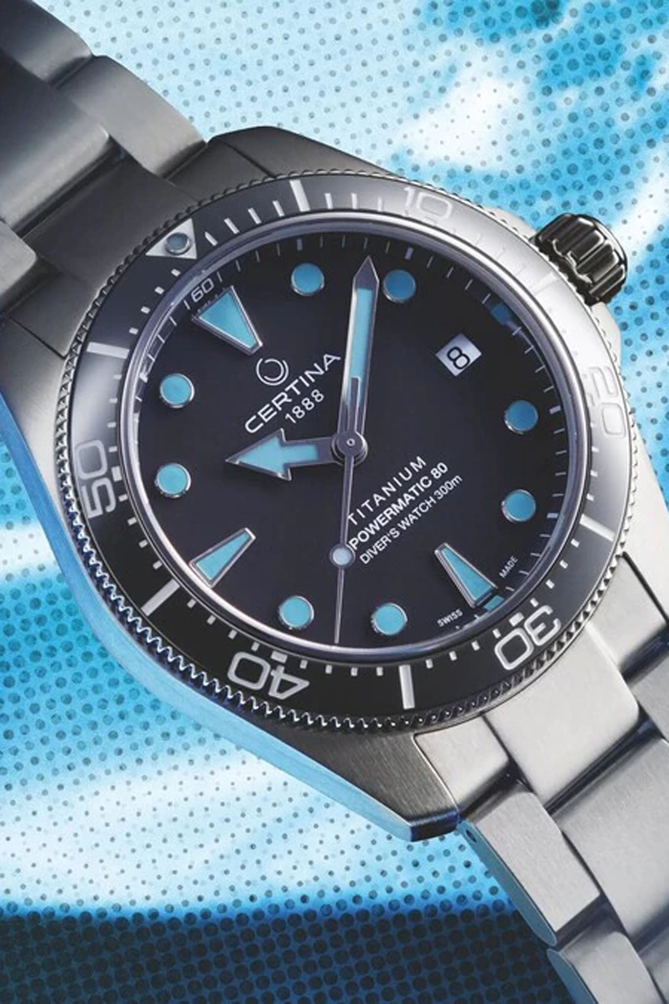Certina DS Action Diver 38 Powermatic 80 Ceramic Titanium C048.807.44.081.00