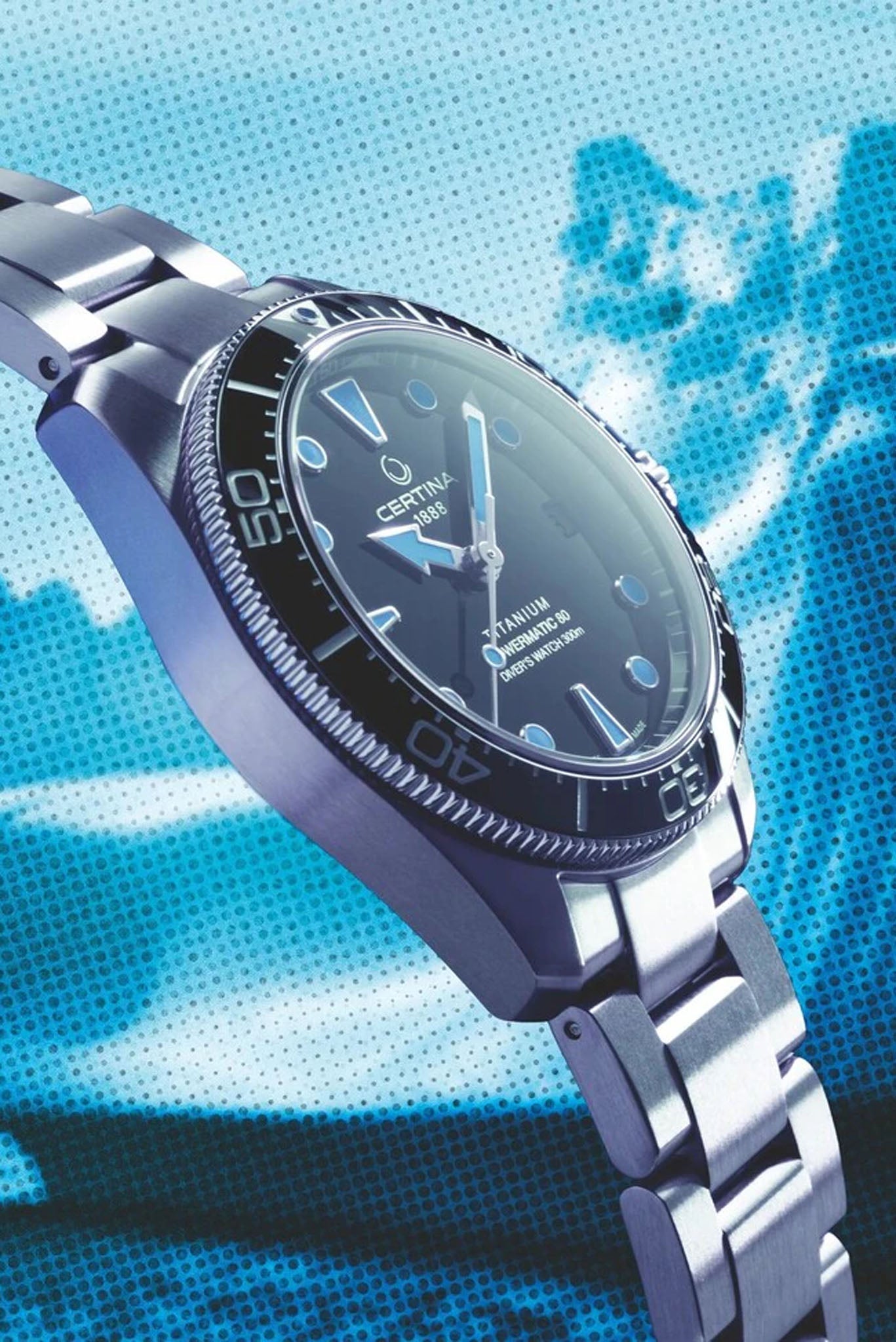 Certina DS Action Diver 38 Powermatic 80 Ceramic Titanium C048.807.44.081.00
