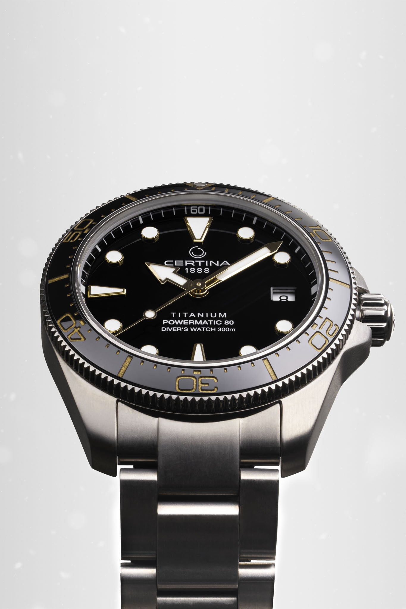 Certina DS Action Diver 38 Powermatic 80 Ceramic Titanium rannekello