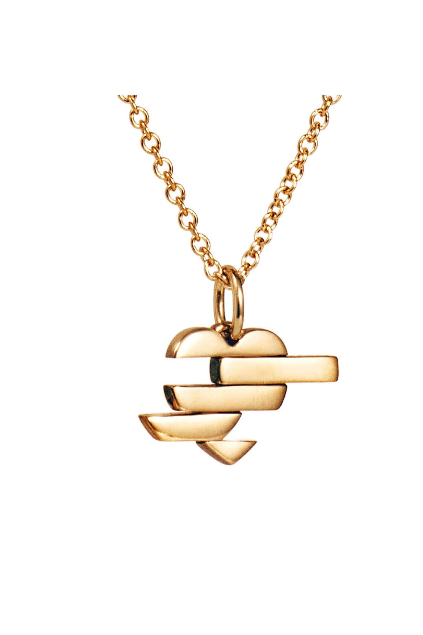 Efva Attling A Piece Of My Heart Pendant kultainen kaulakoru