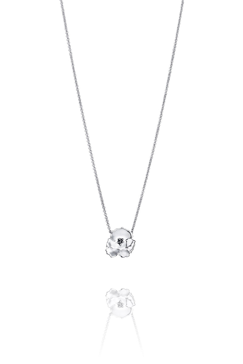 Efva Attling Anemone Necklace hopeinen kaulakoru 10-100-02339 tuotekuva