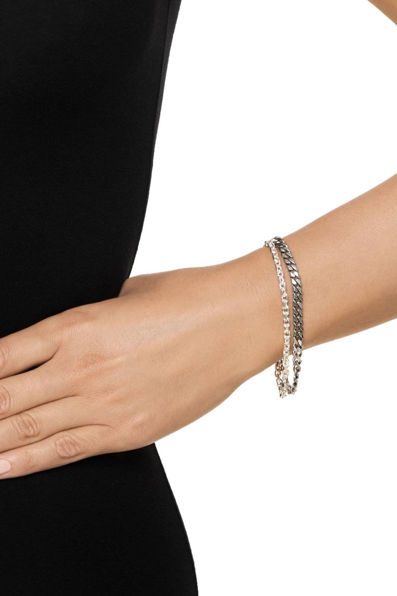 Efva Attling Freedom Chains Bracelet hopeinen rannekoru