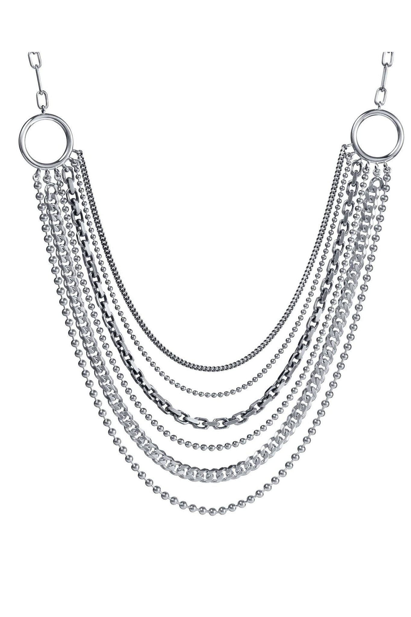 Efva Attling Freedom Chains Collier hopeinen kaulakoru